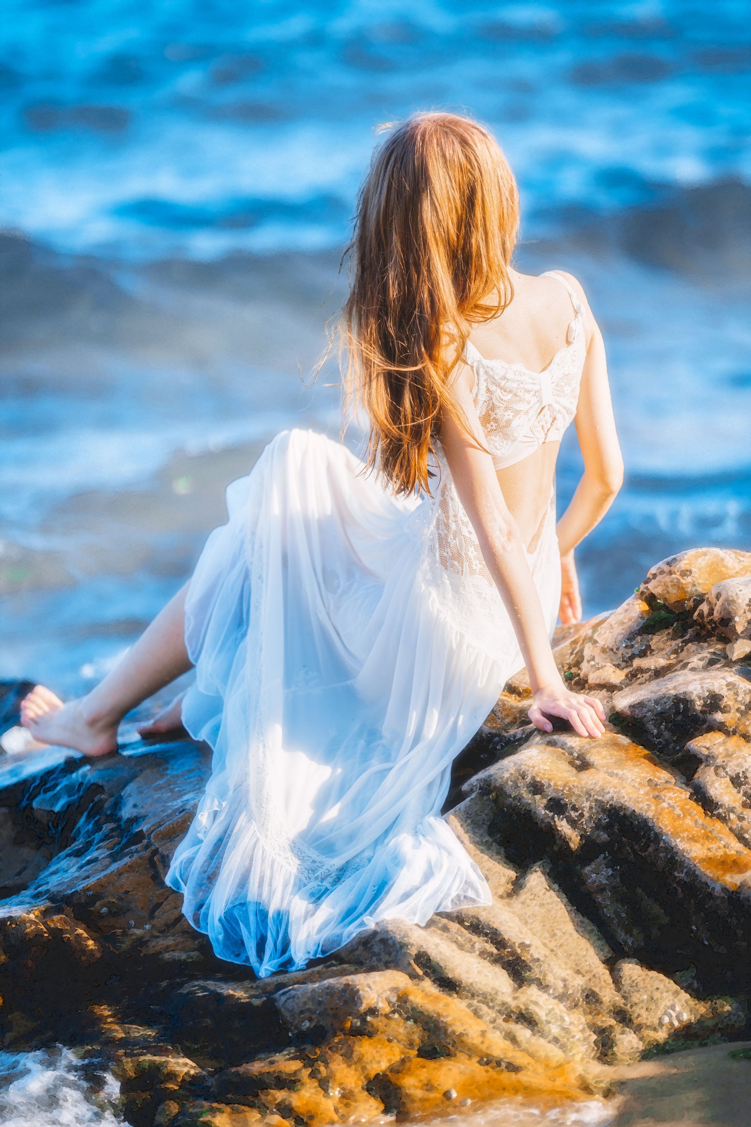 小小枝w – 《她转身向大海走去》[29P]