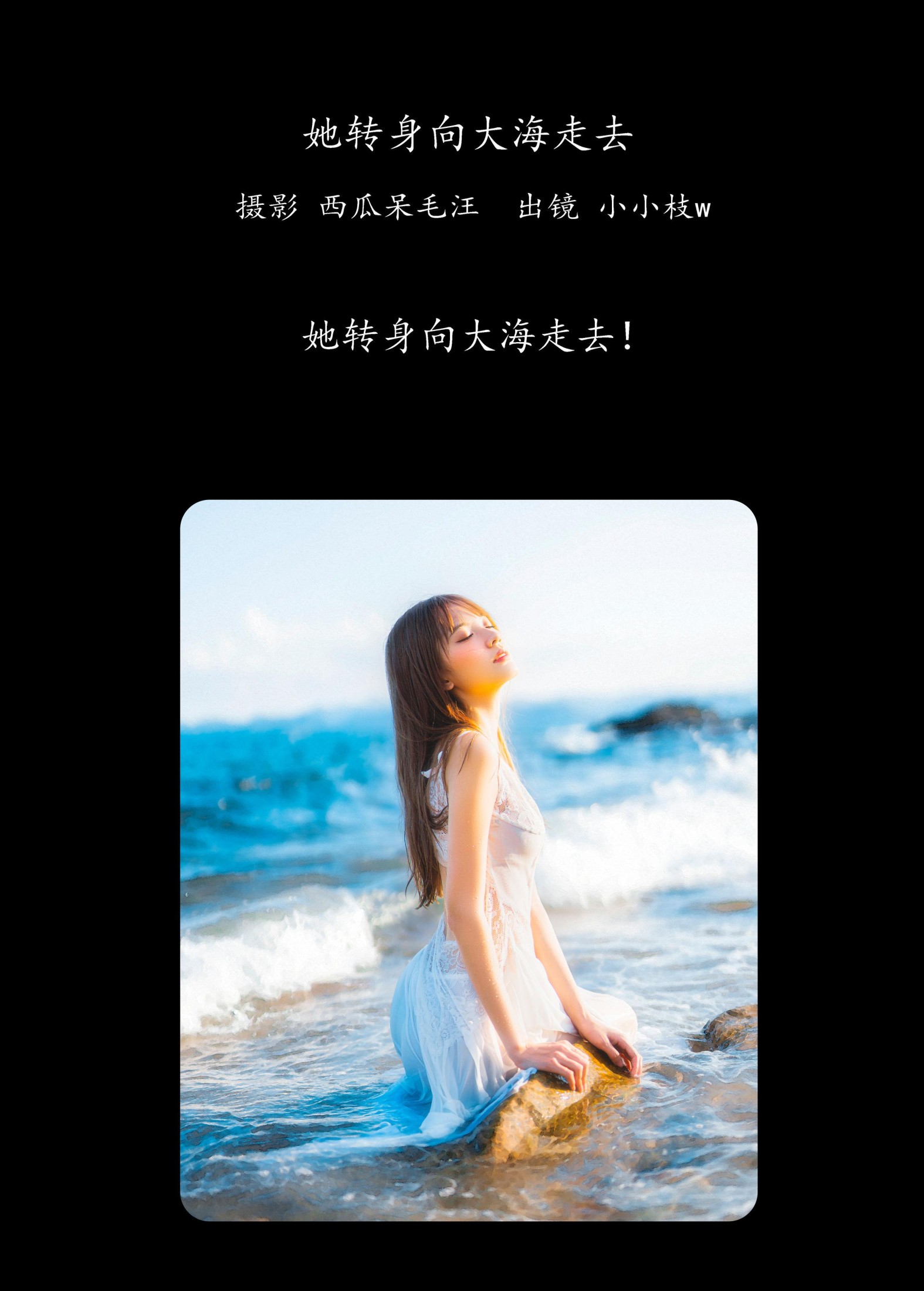 小小枝w – 《她转身向大海走去》[29P]