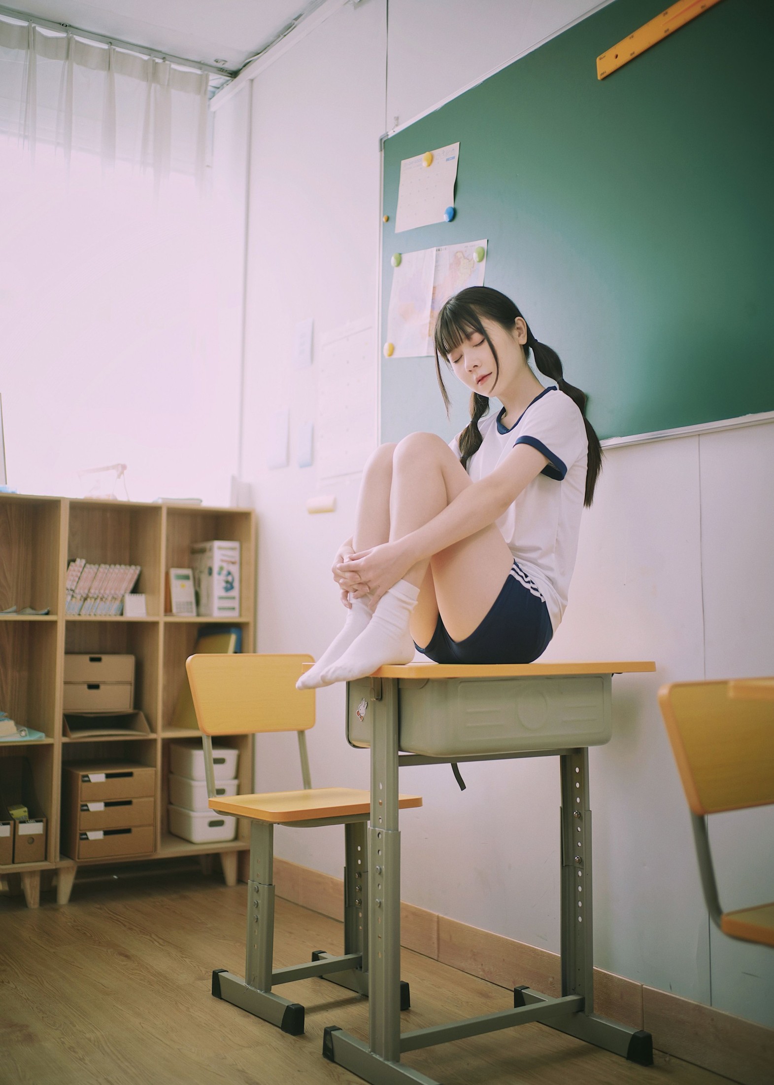 萌萌 – 《青春教室》[24P]