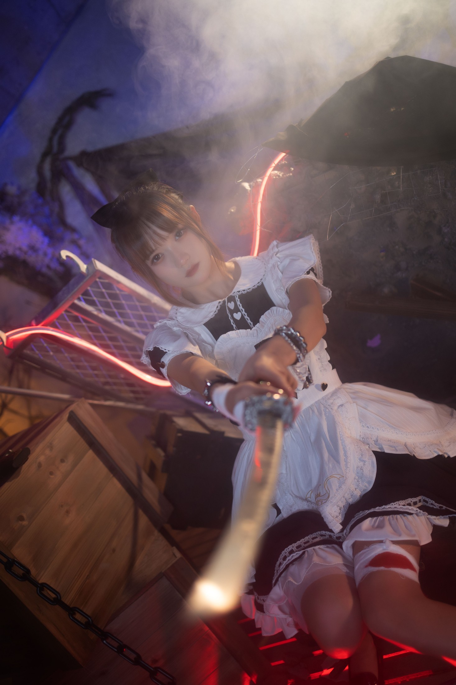 兔子Zzz不吃胡萝卜 – 《战斗女仆》[24P]