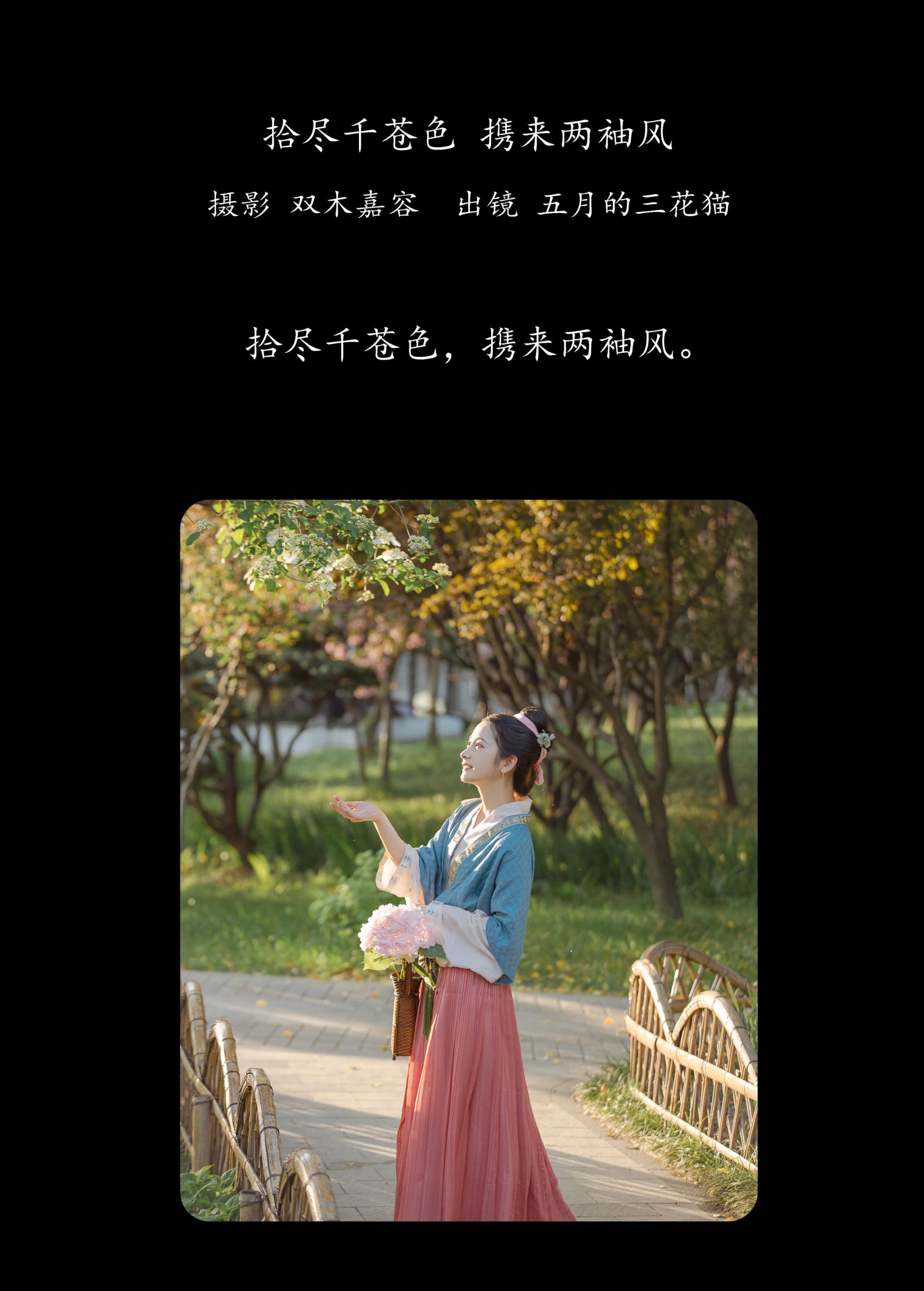 五月的三花猫 – 《拾尽千苍色，携来两袖风》[27P]