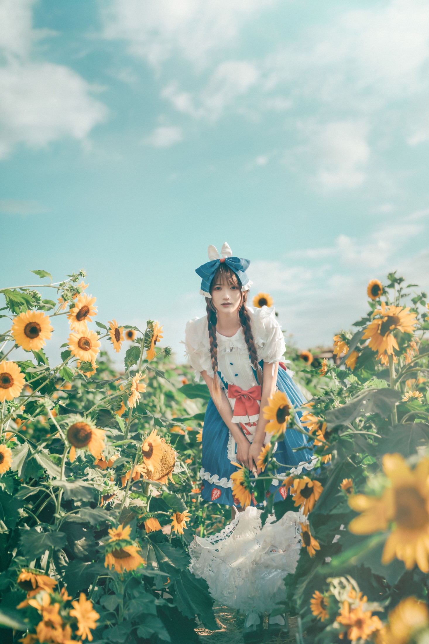 兔子Zzz不吃胡萝卜 – 《甜甜向日葵女孩》[32P]