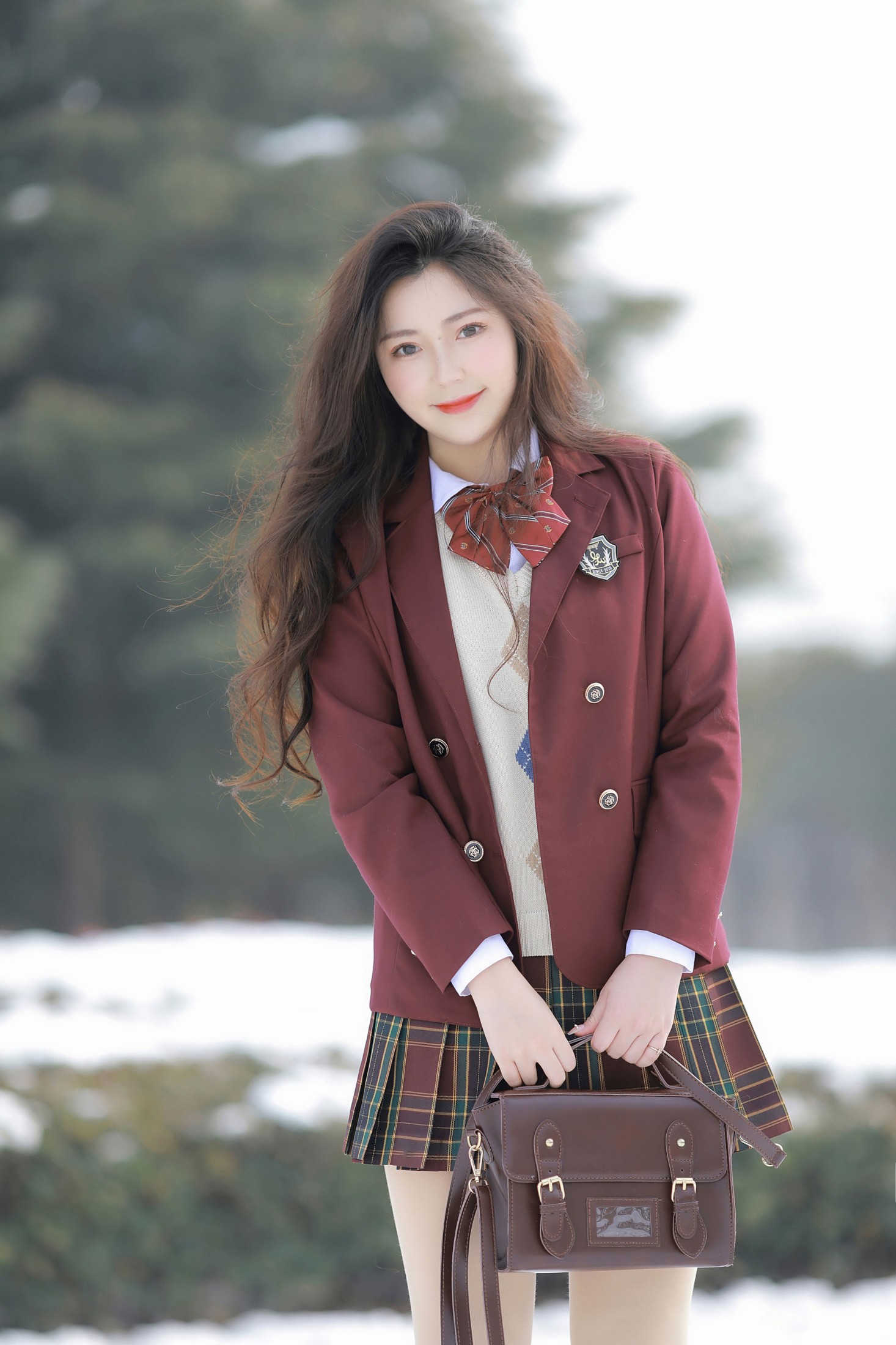 晓芳 – 《恰好飘来的雪》[23P]