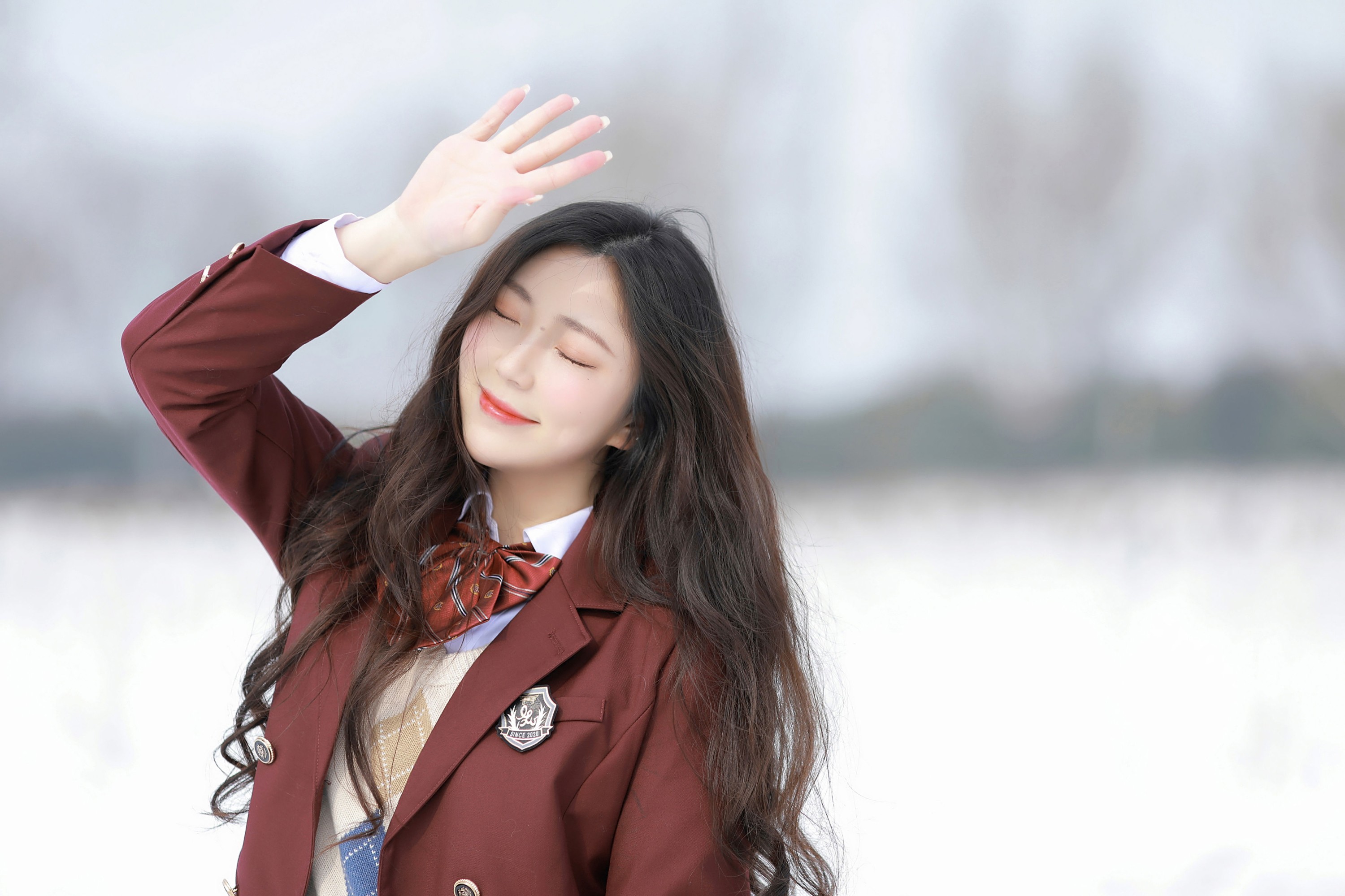 晓芳 – 《恰好飘来的雪》[23P]