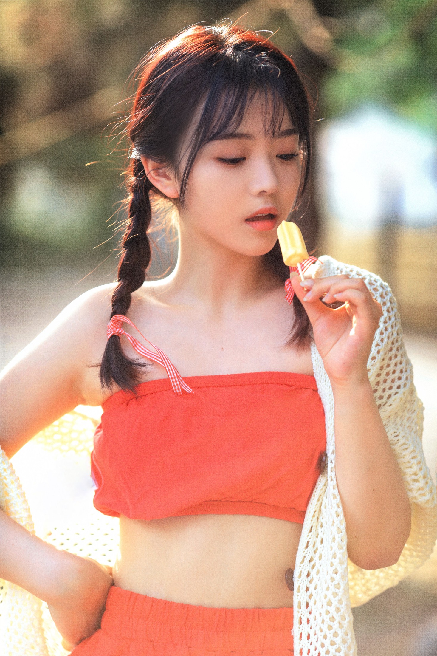 婉怡婉怡_ – 《海岛日记 — 复古少女风》[31P]