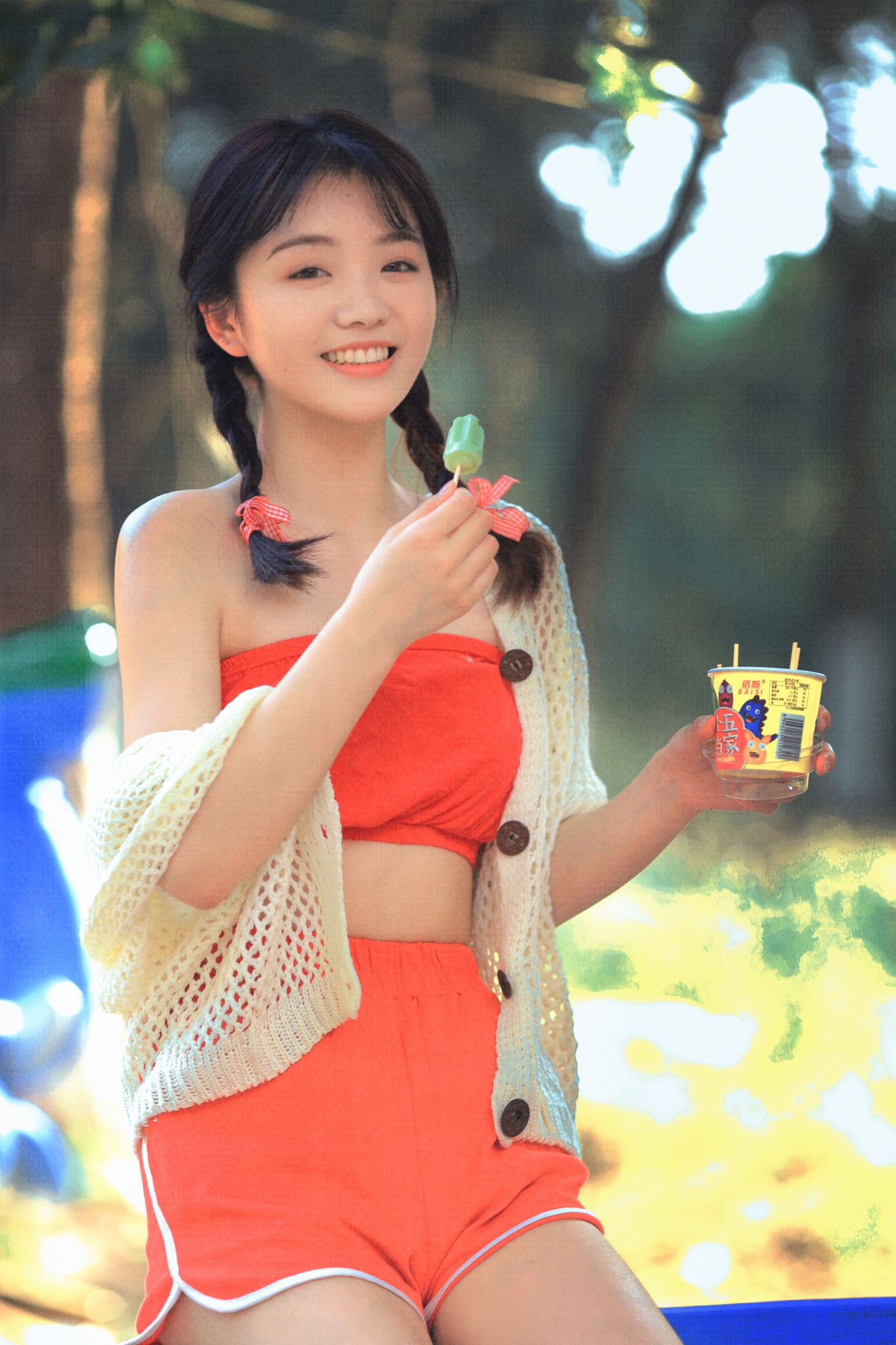 婉怡婉怡_ – 《海岛日记 — 复古少女风》[31P]