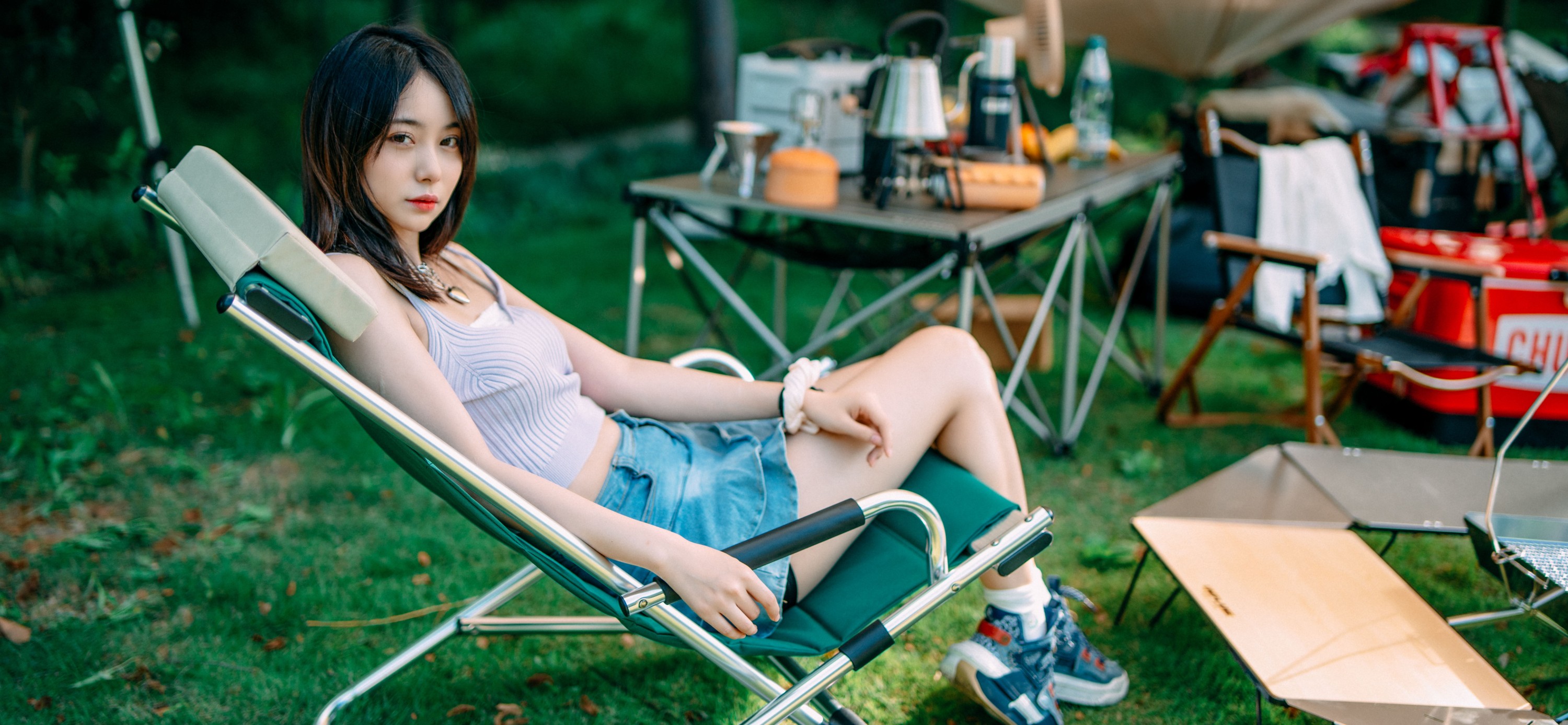 小可爱 – 《夏天的白加黑》[48P]