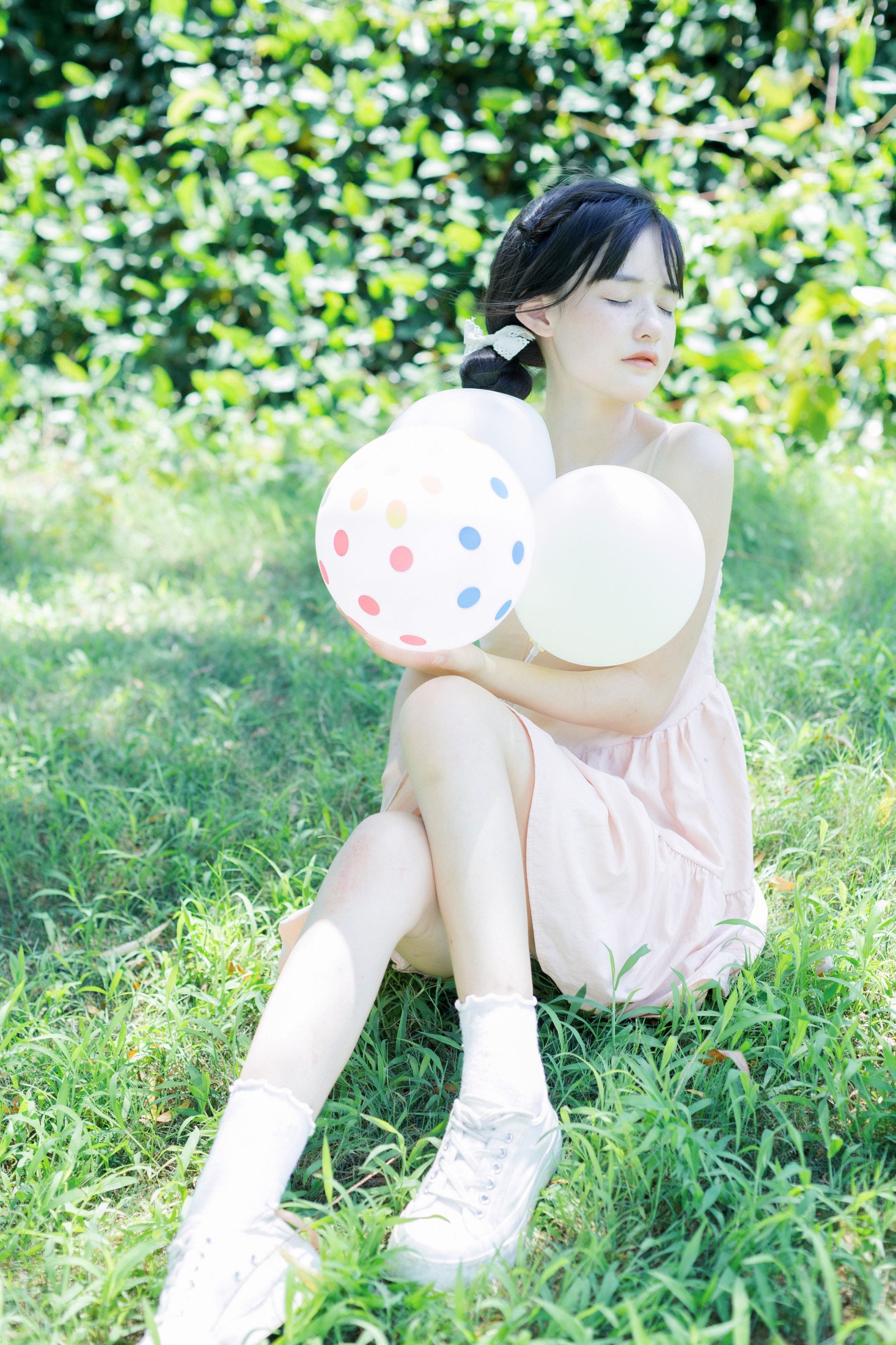 小怡妹妹cute – 《雀斑少女的夏日绮梦》[30P]