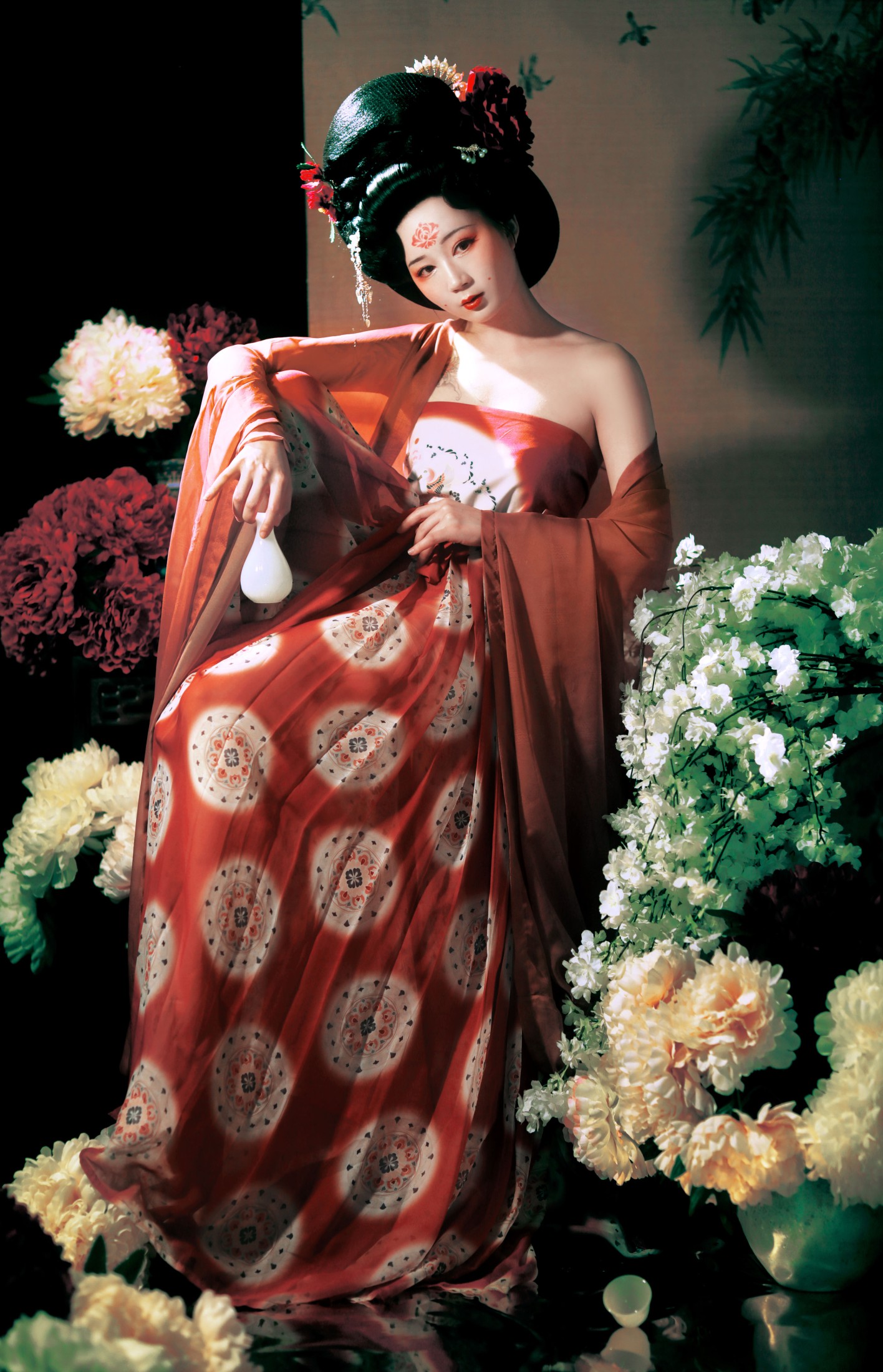 文鱼 – 《贵妃醉卧牡丹丛》[21P]