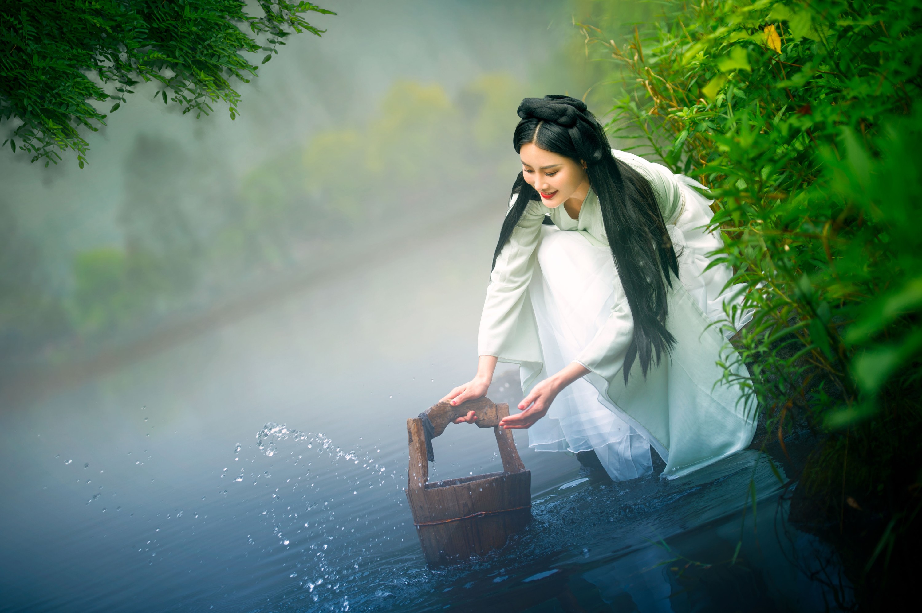 敏敏 – 《湖心雾渔》[28P]