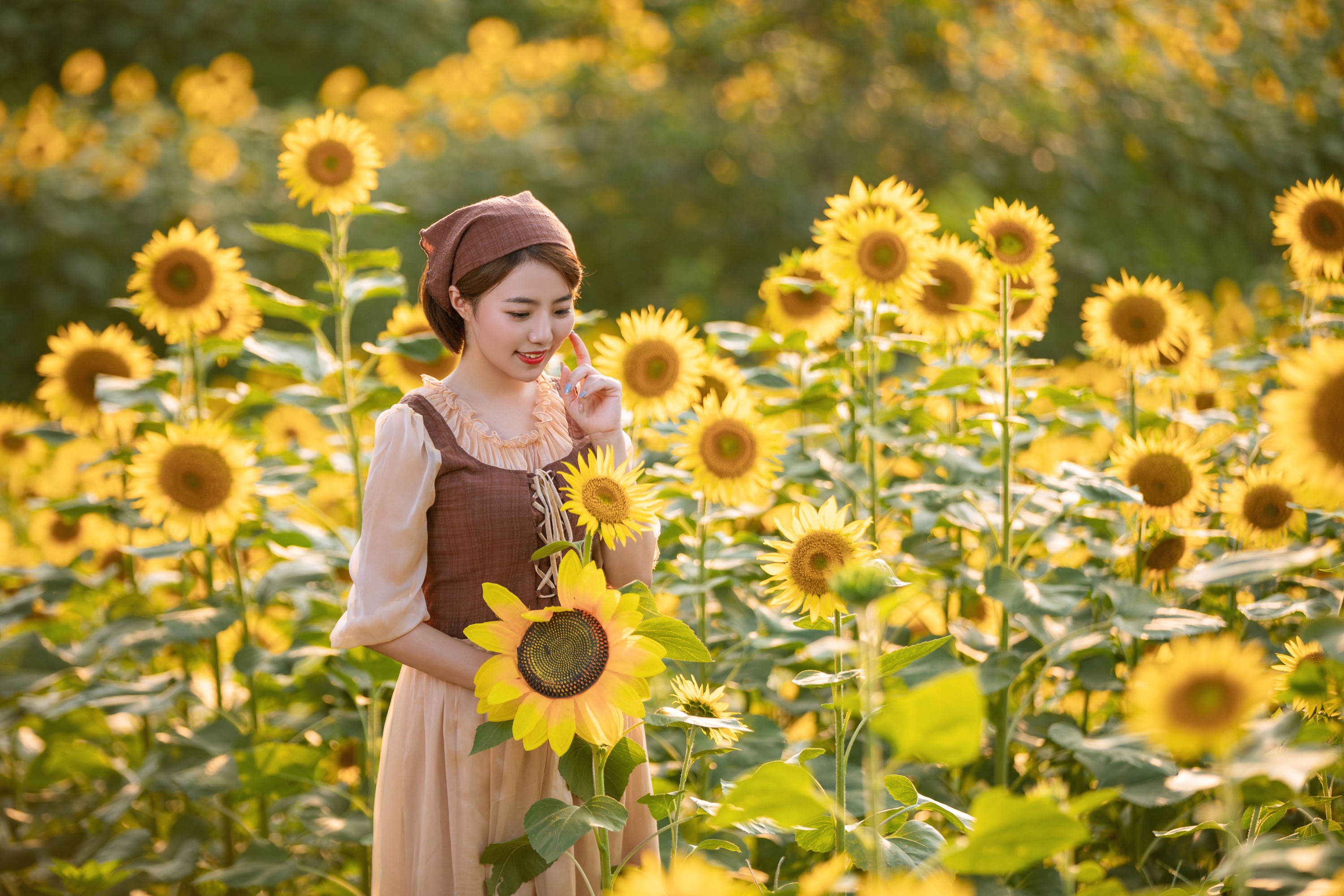 冬琴 – 《误入梵高的油画世界》[23P]