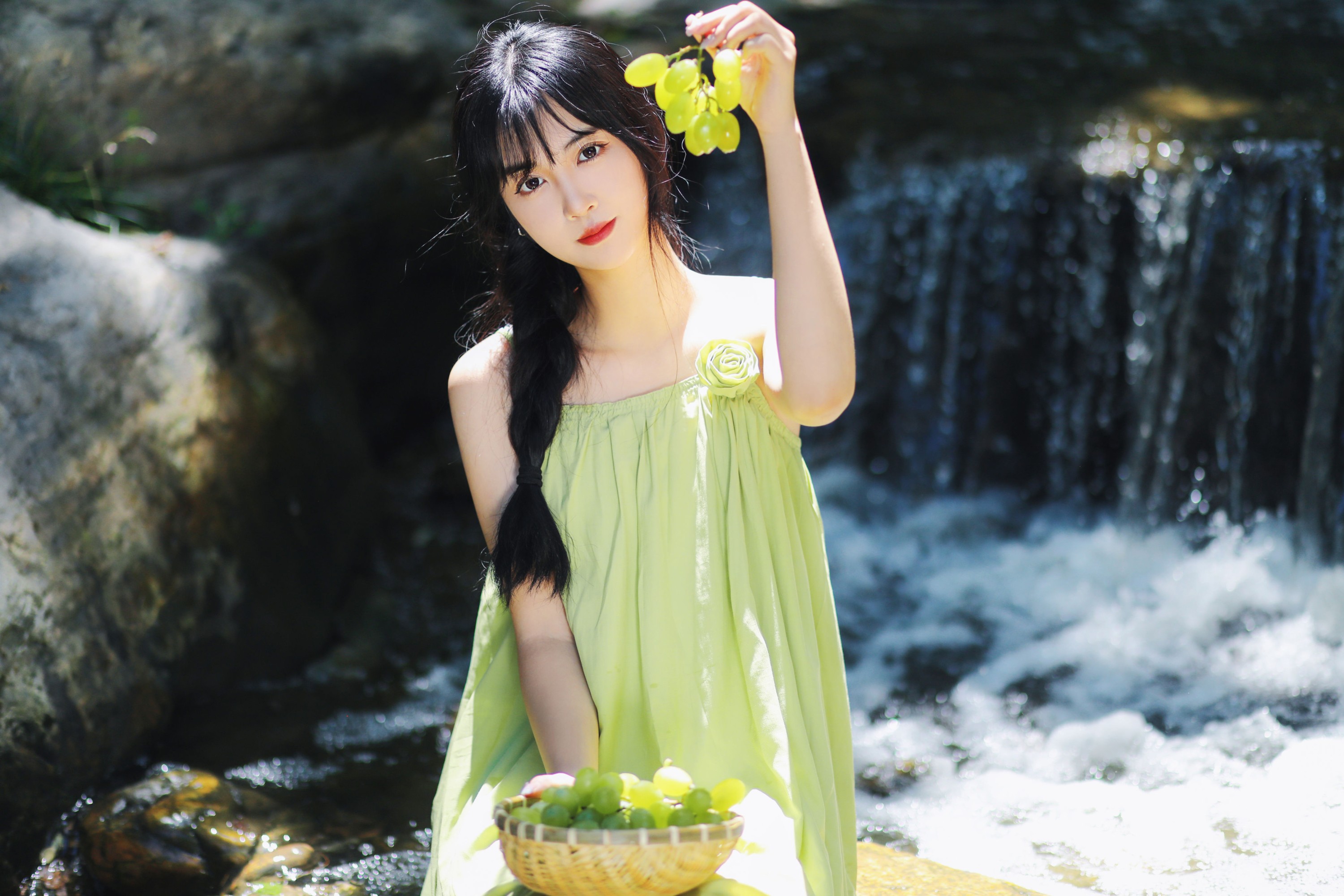 淺櫻桃奈 – 《青提与清溪》[28P]