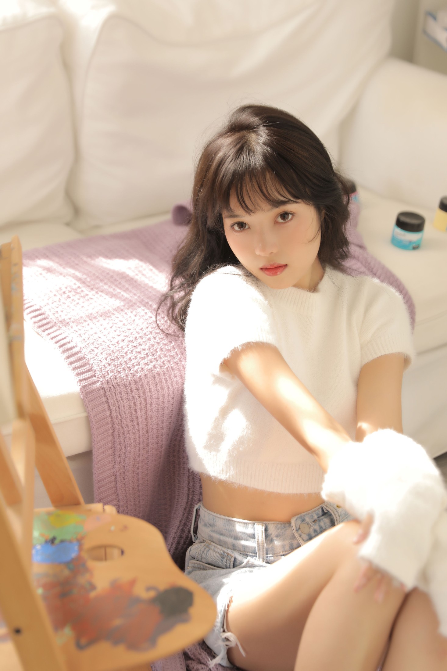 小薇人儿 – 《彩色调色盘》[38P]