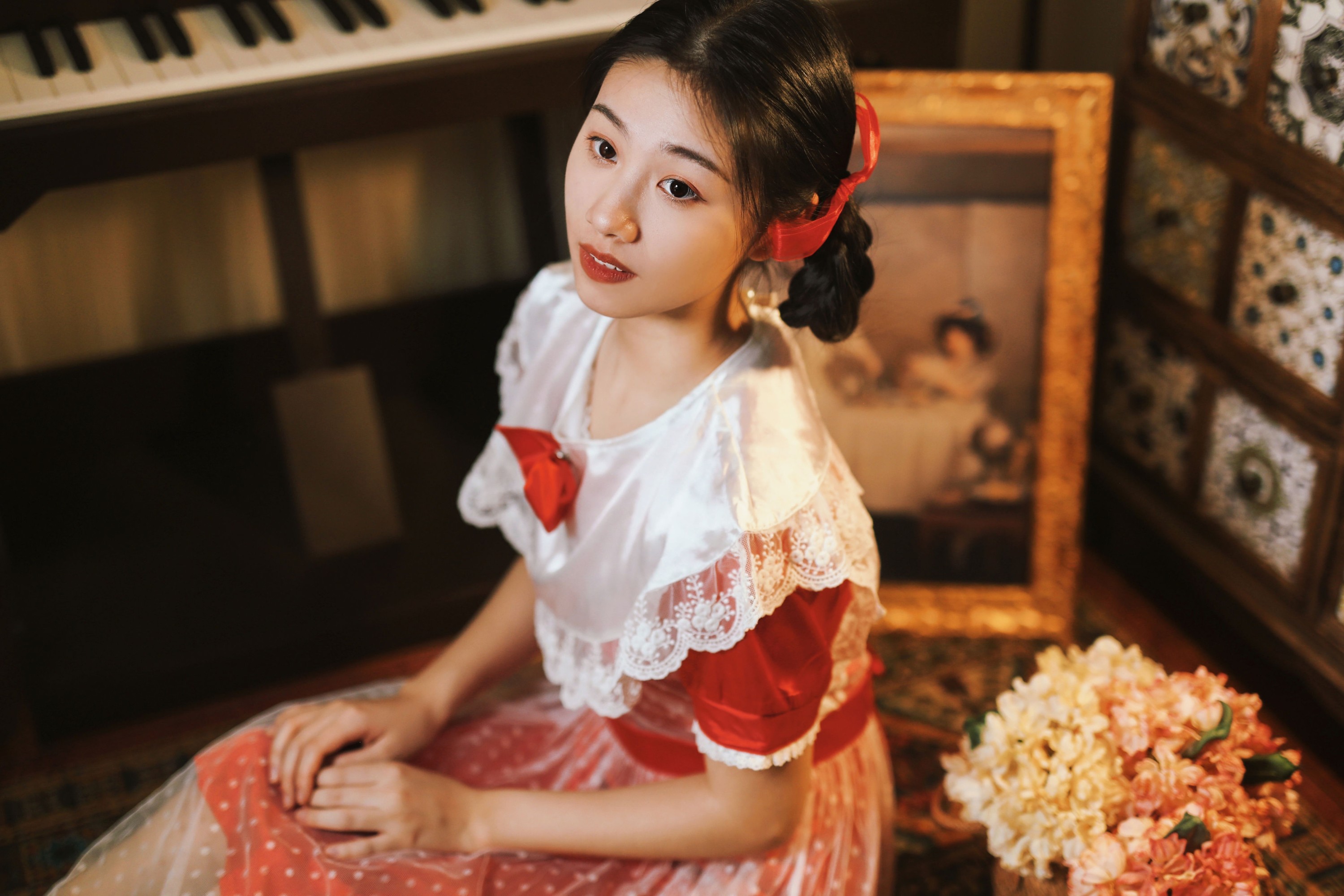 小怡咦x – 《如油画般的她》[38P]