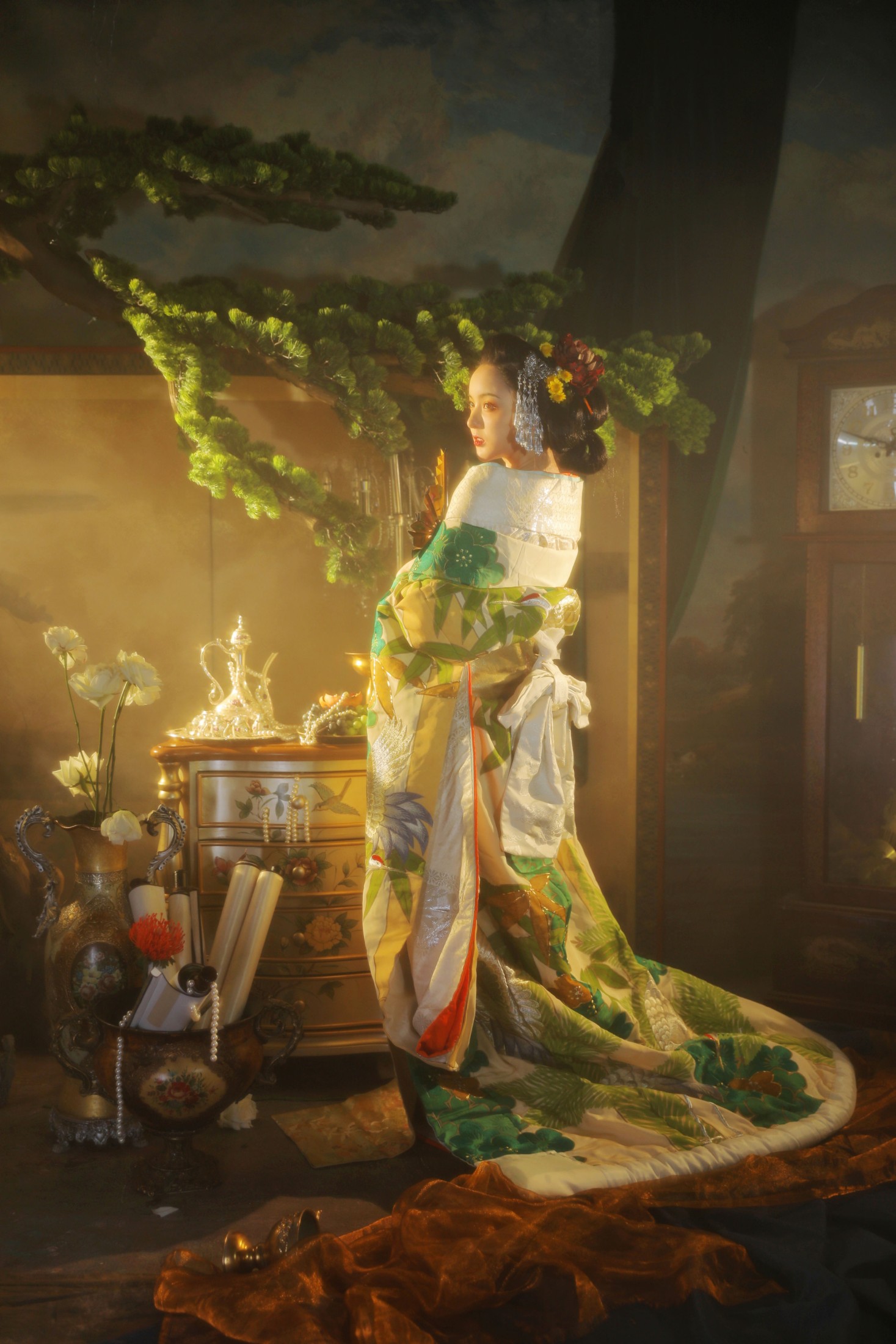 天晴后的樱花花 – 《富贵迷人》[30P]