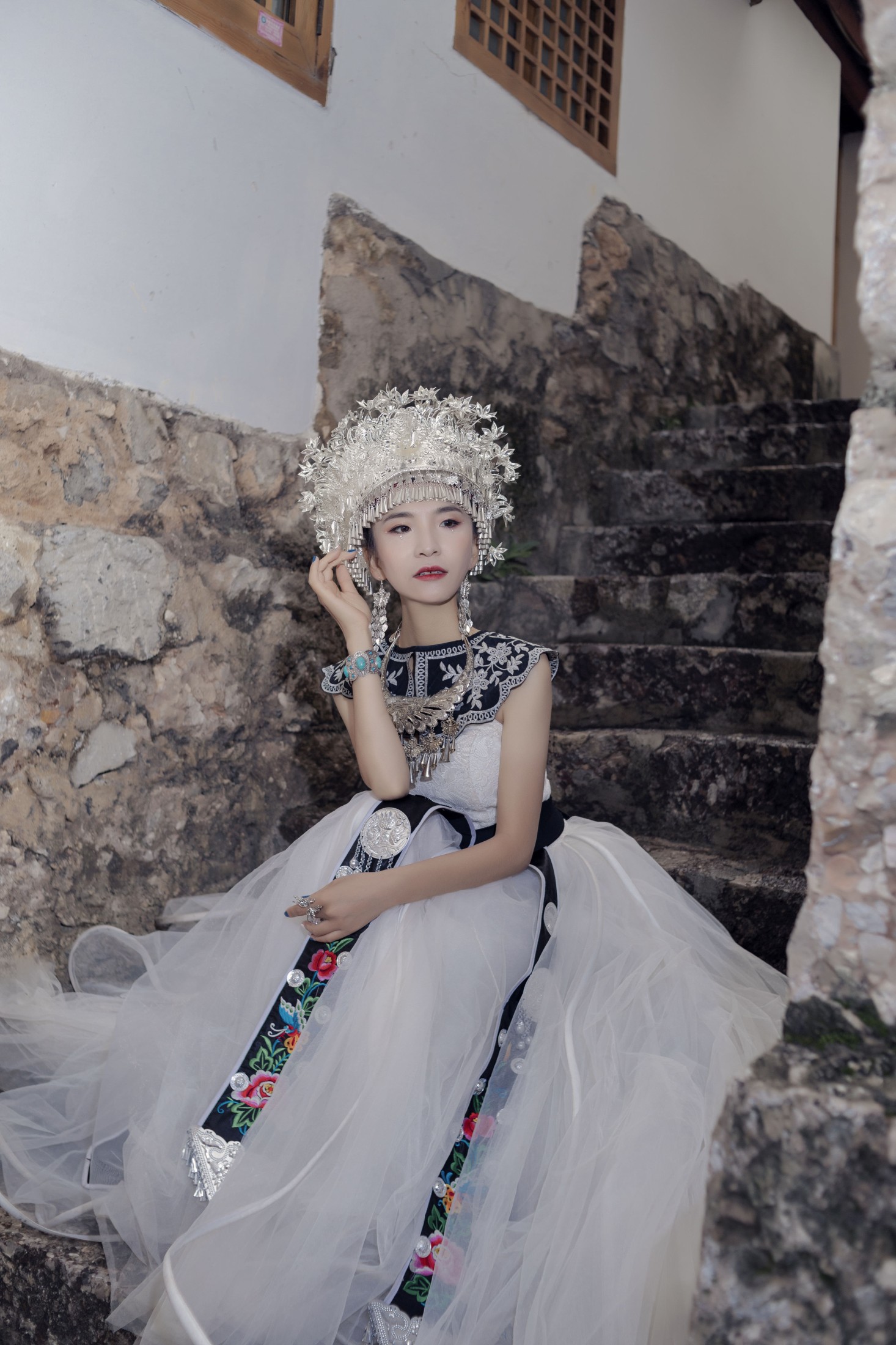 模特合集 – 《黑白姐妹》[26P]