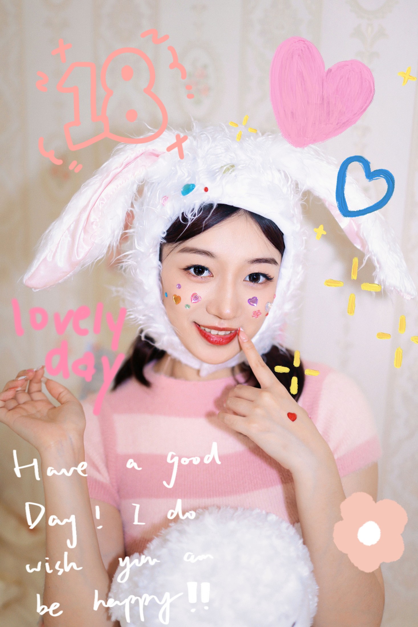 雨芳 – 《兔子头少女》[38P]