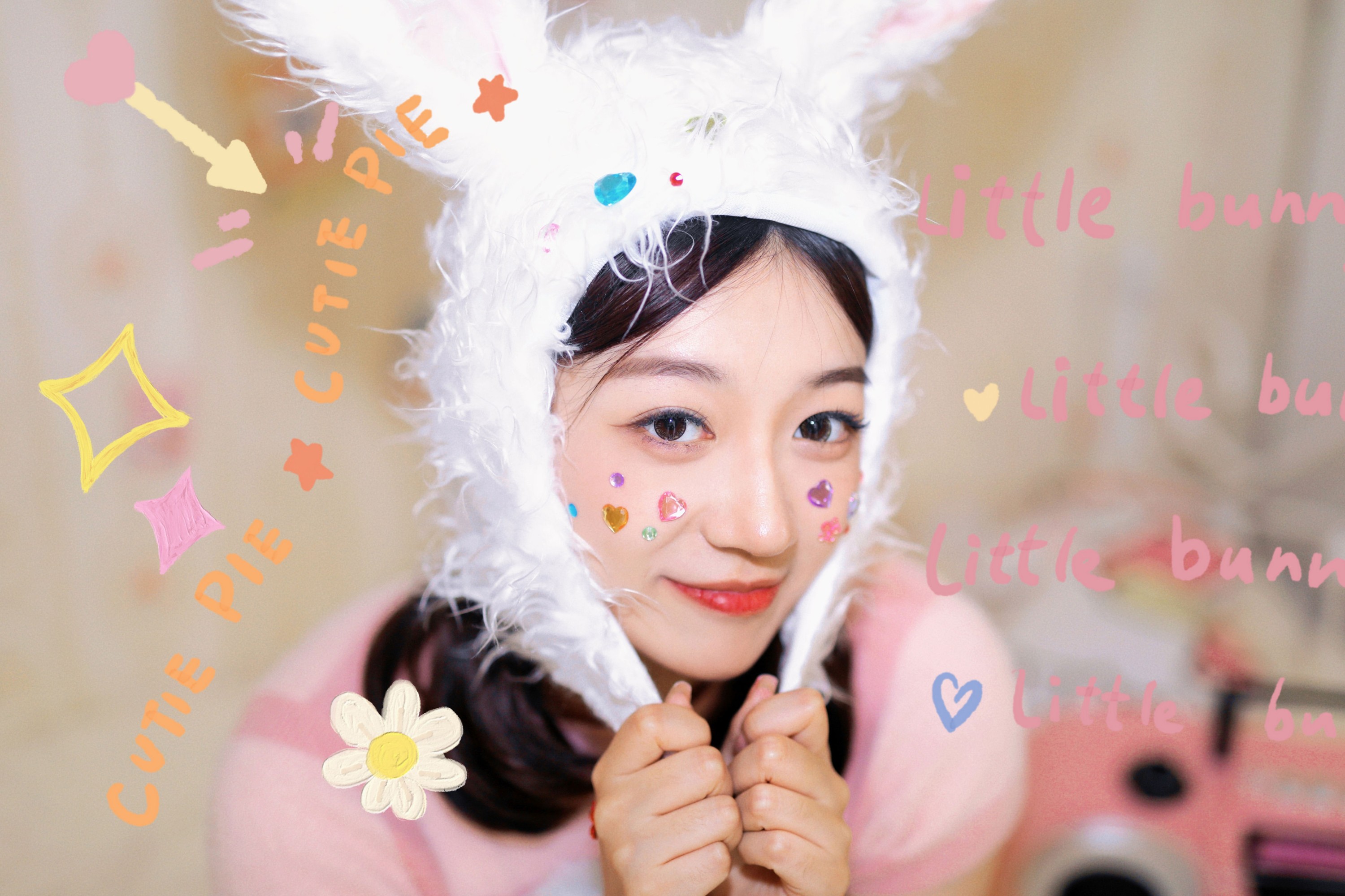 雨芳 – 《兔子头少女》[38P]