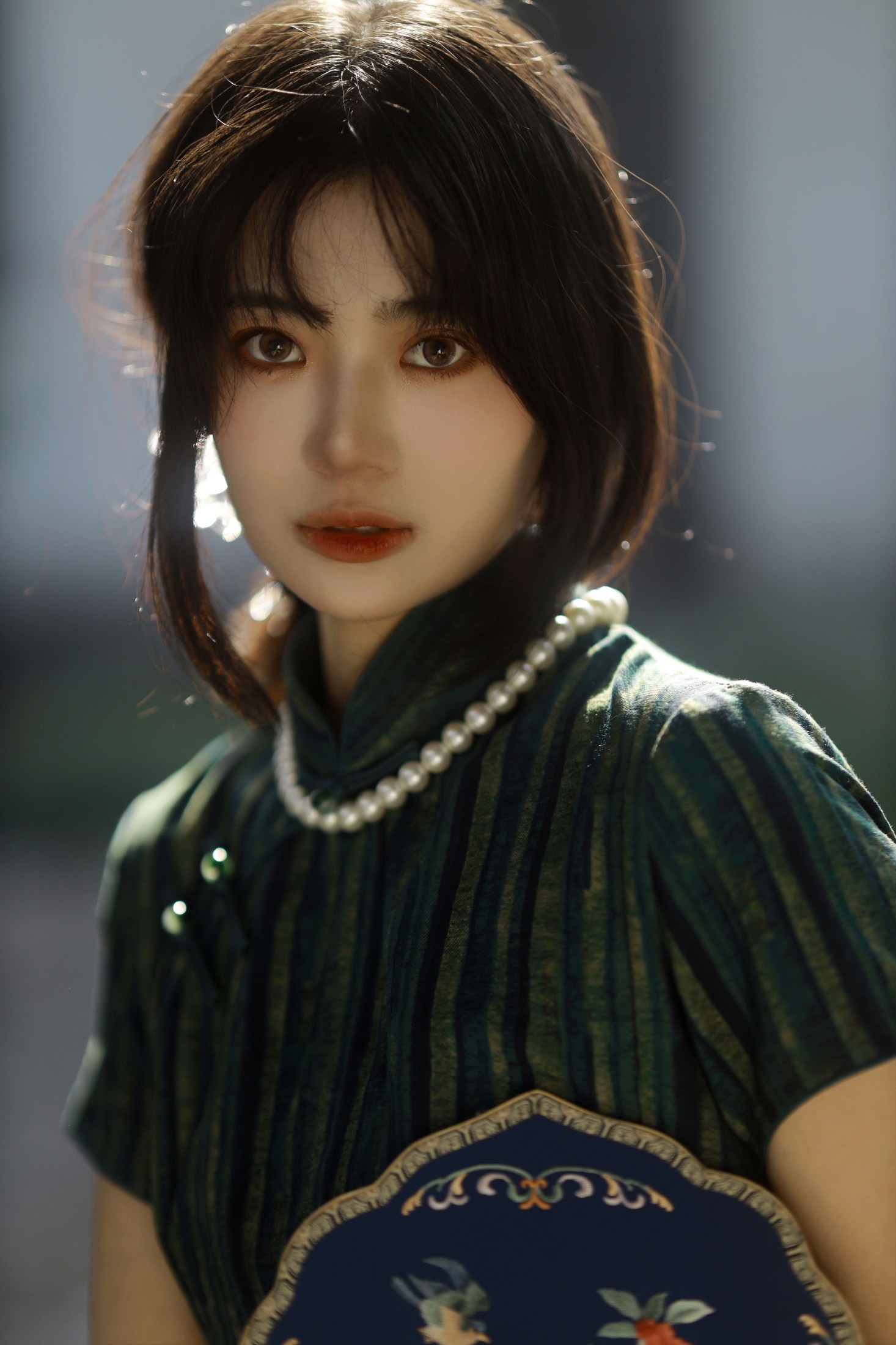 Elikaka – 《绿意旗袍》[36P]