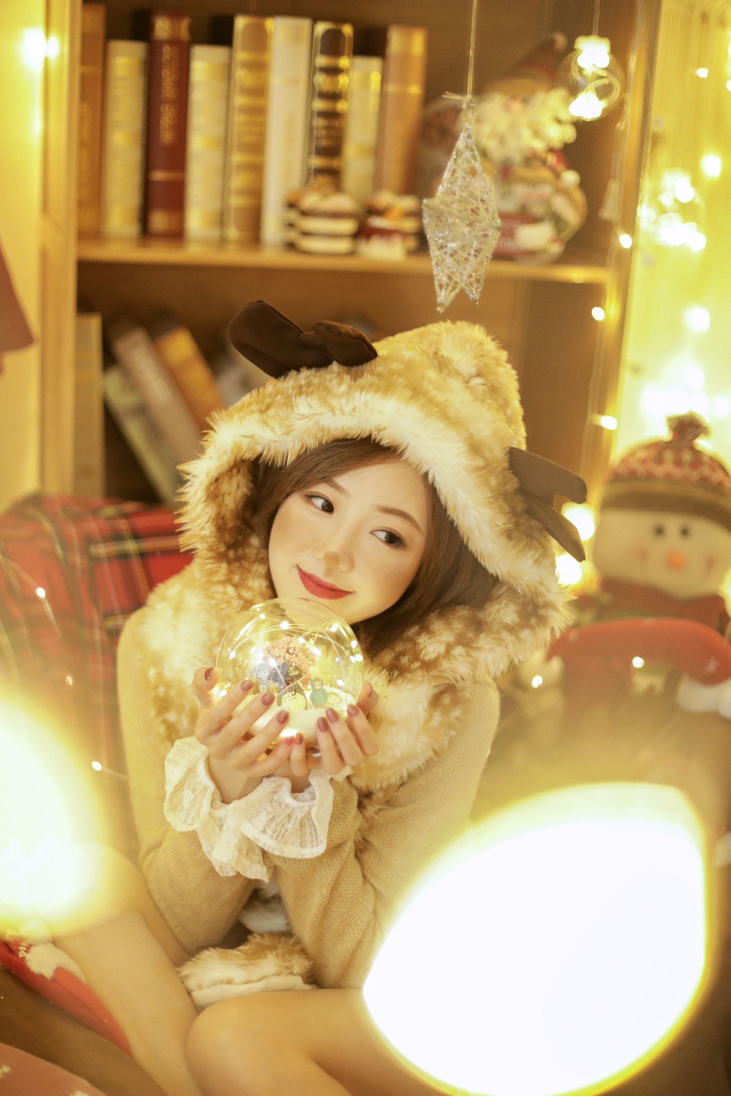 宝儿 – 《可爱圣诞小麋鹿》[31P]