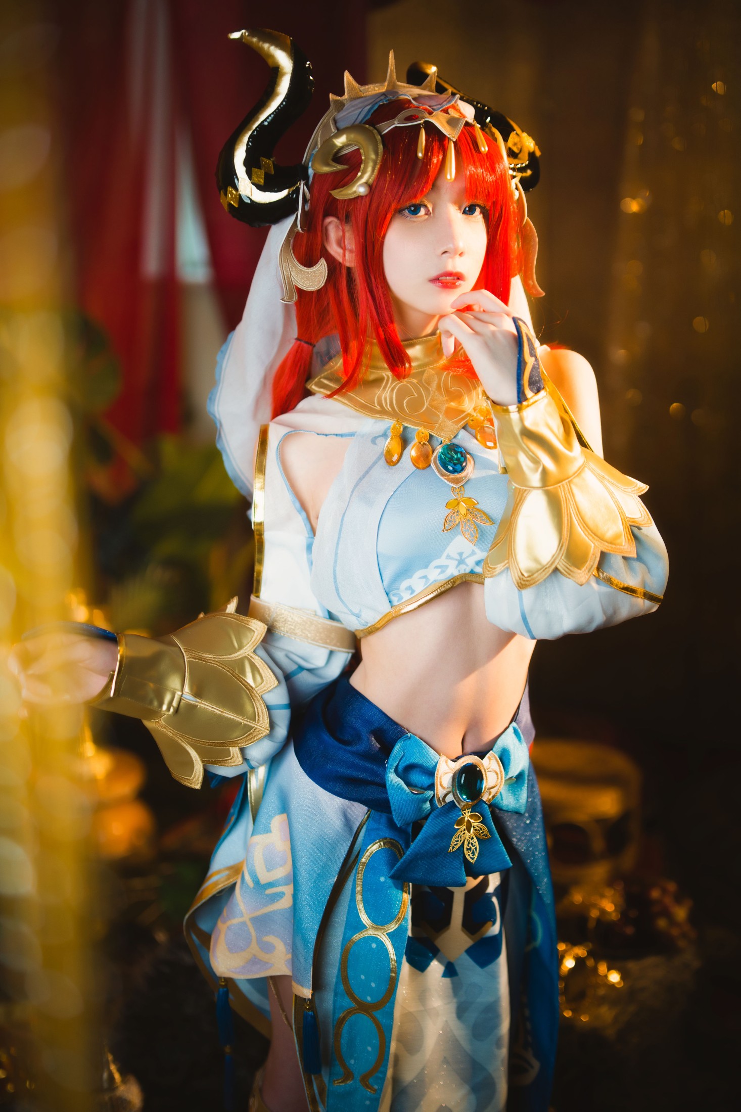 清青琴玖 – 《原神COS · 妮露》[30P] 插图5