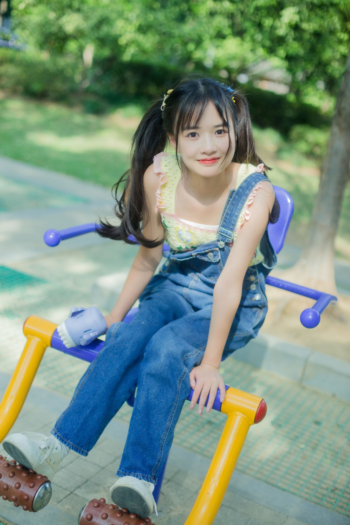 小怡妹妹cute – 《双马尾的夏》[30P]