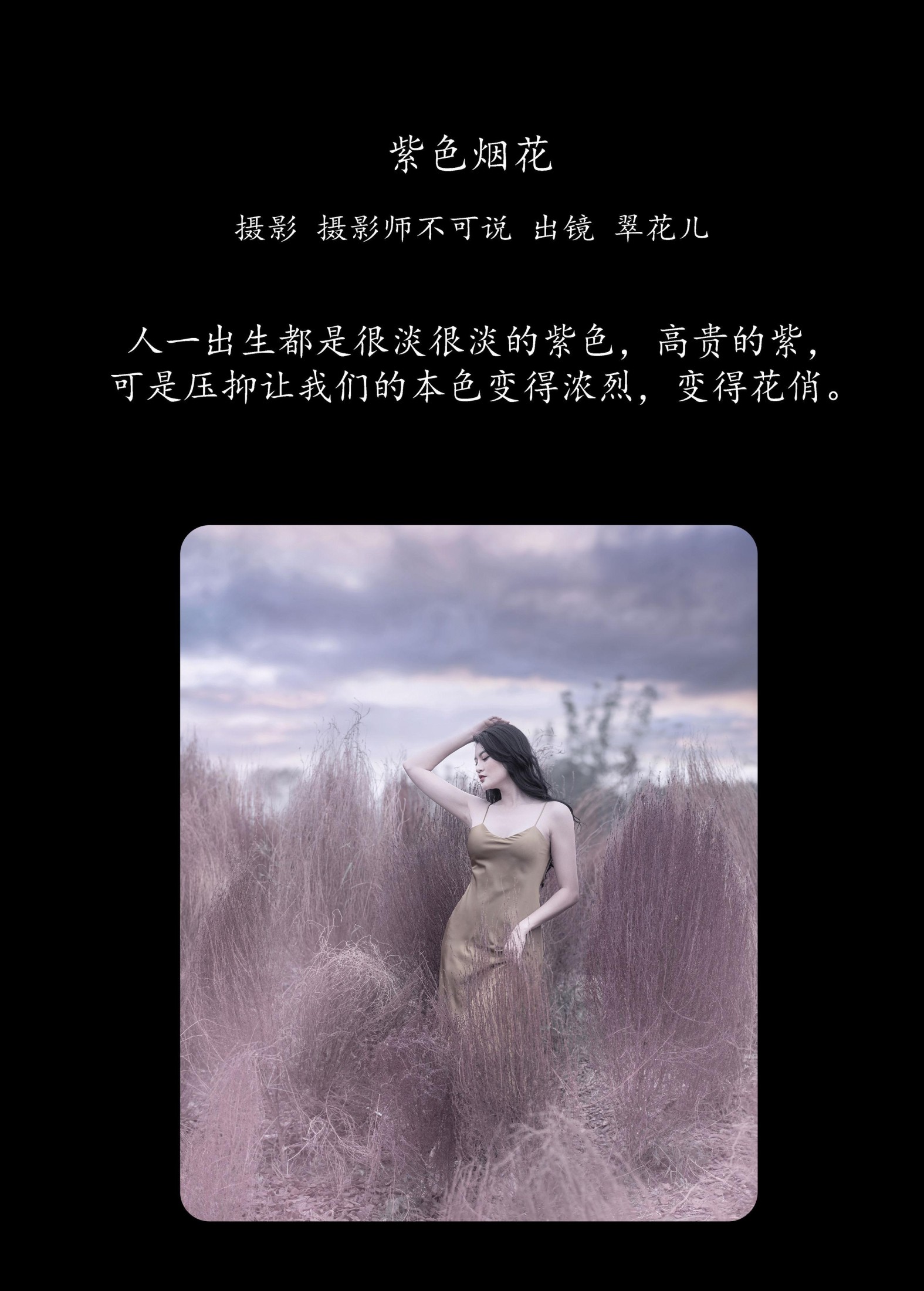 翠花儿 – 《紫色烟花》[28P]