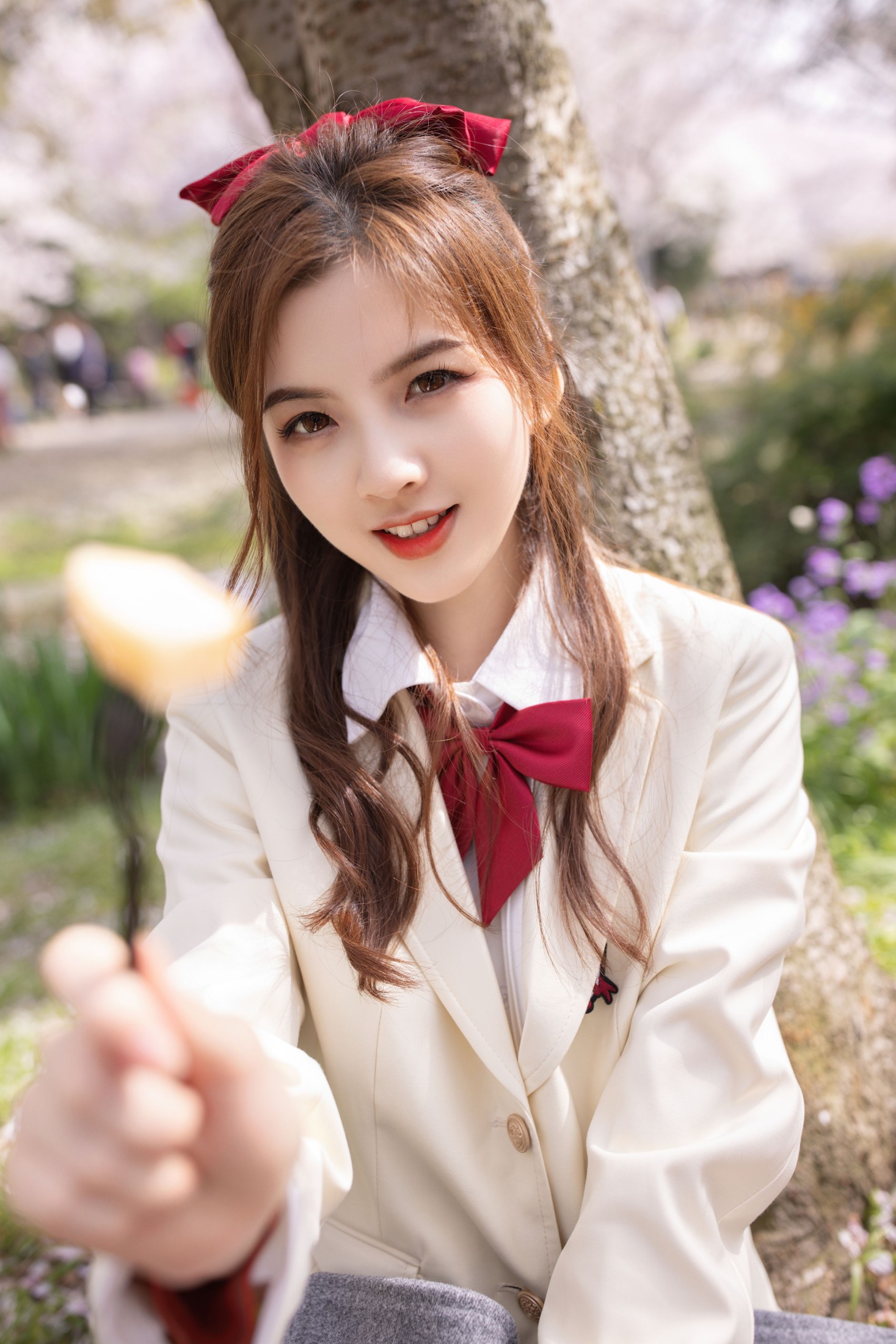 Tifa丁小妮 – 《樱花少女》[21P]