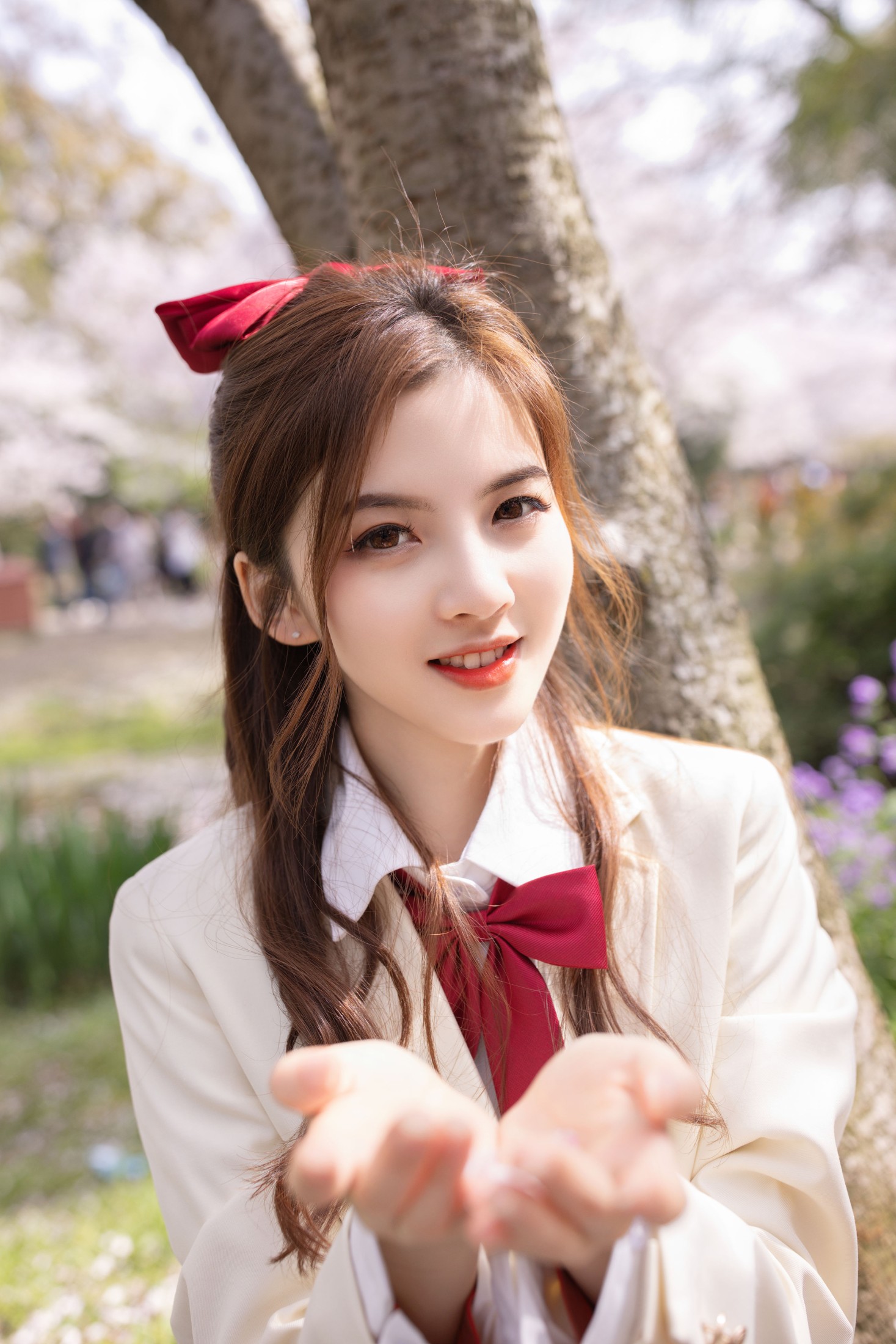 Tifa丁小妮 – 《樱花少女》[21P]