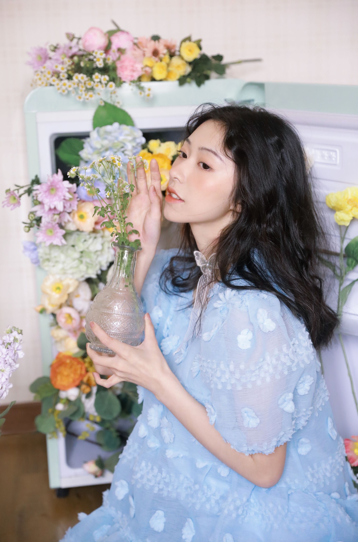 粉面姑娘 – 《冰箱花》[23P]