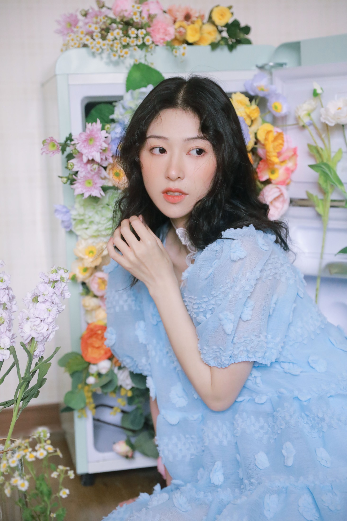 粉面姑娘 – 《冰箱花》[23P]