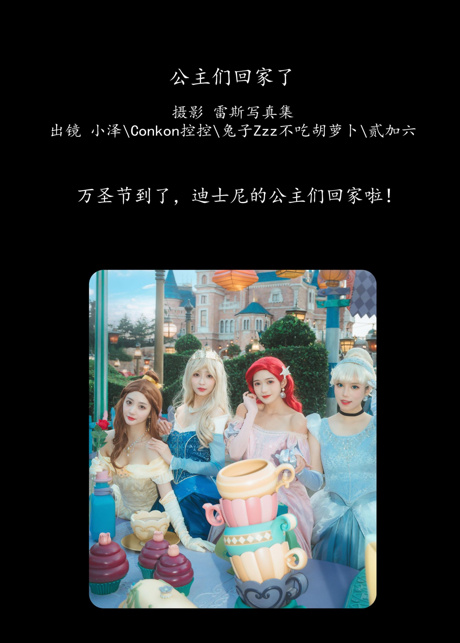 贰加六 Conkon控控 小泽 兔子Zzz不吃胡萝卜 – 《公主们回家了》[28P]