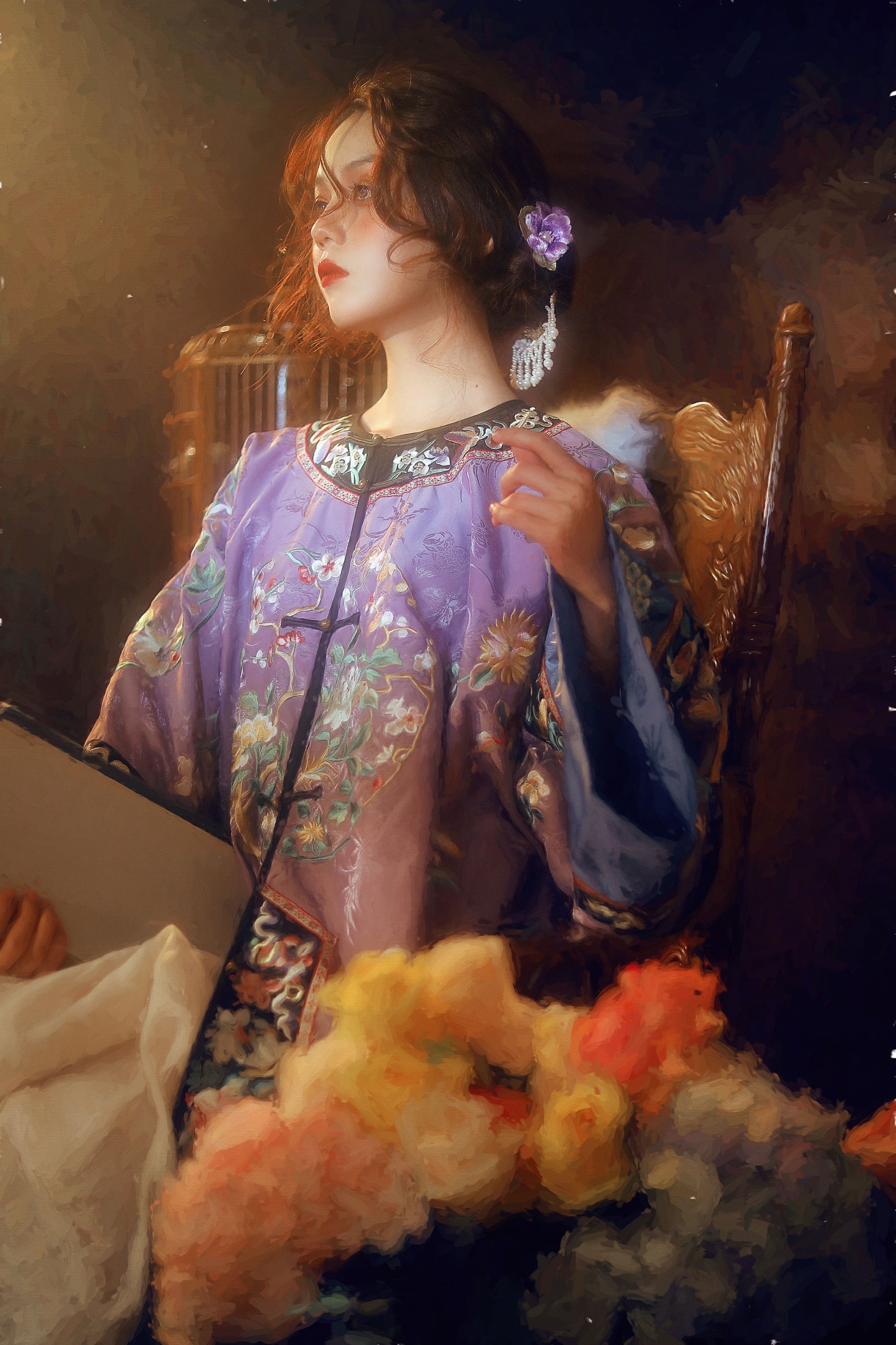 三函女_ – 《油画与清汉女》[25P]