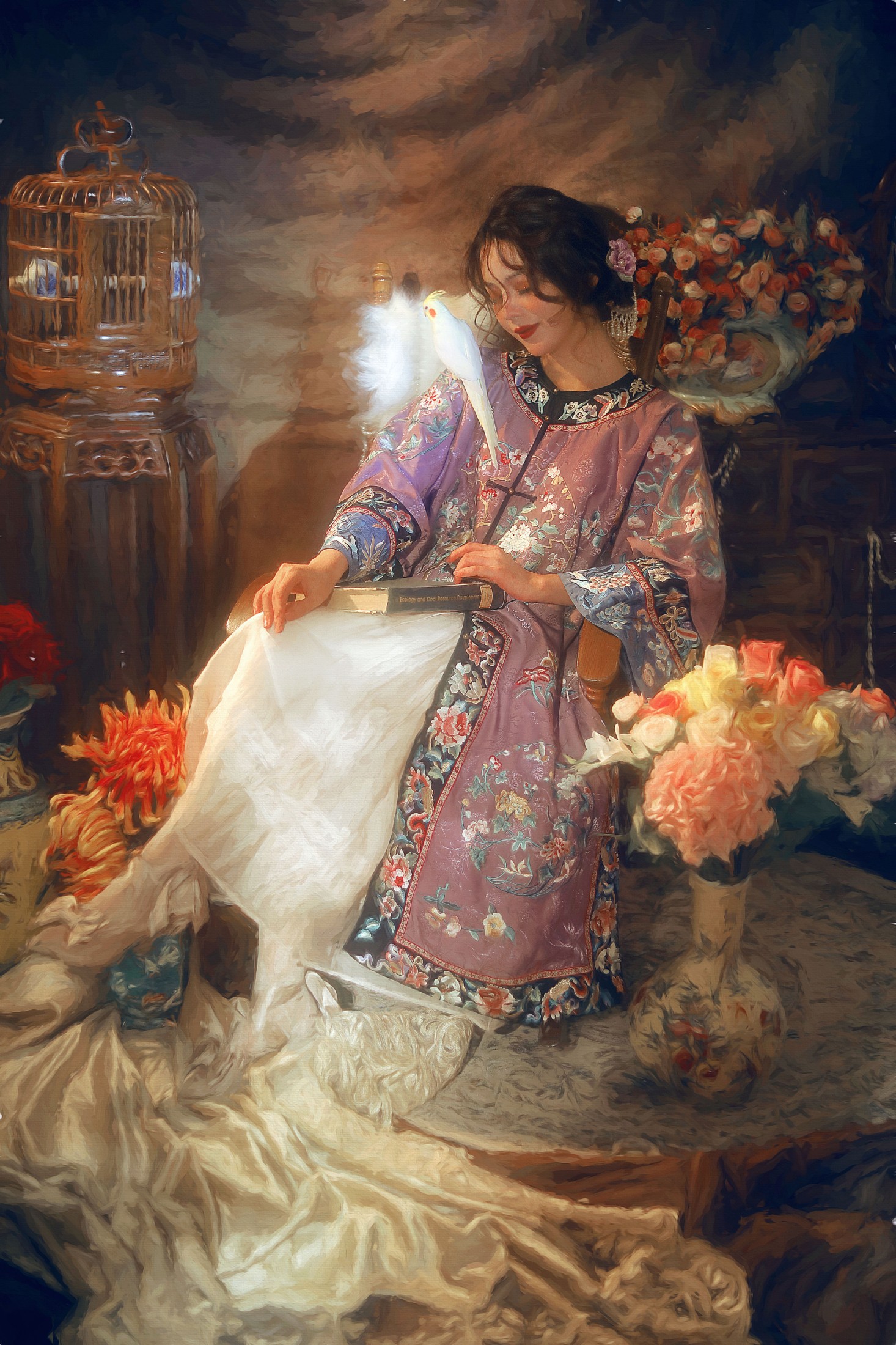 三函女_ – 《油画与清汉女》[25P]