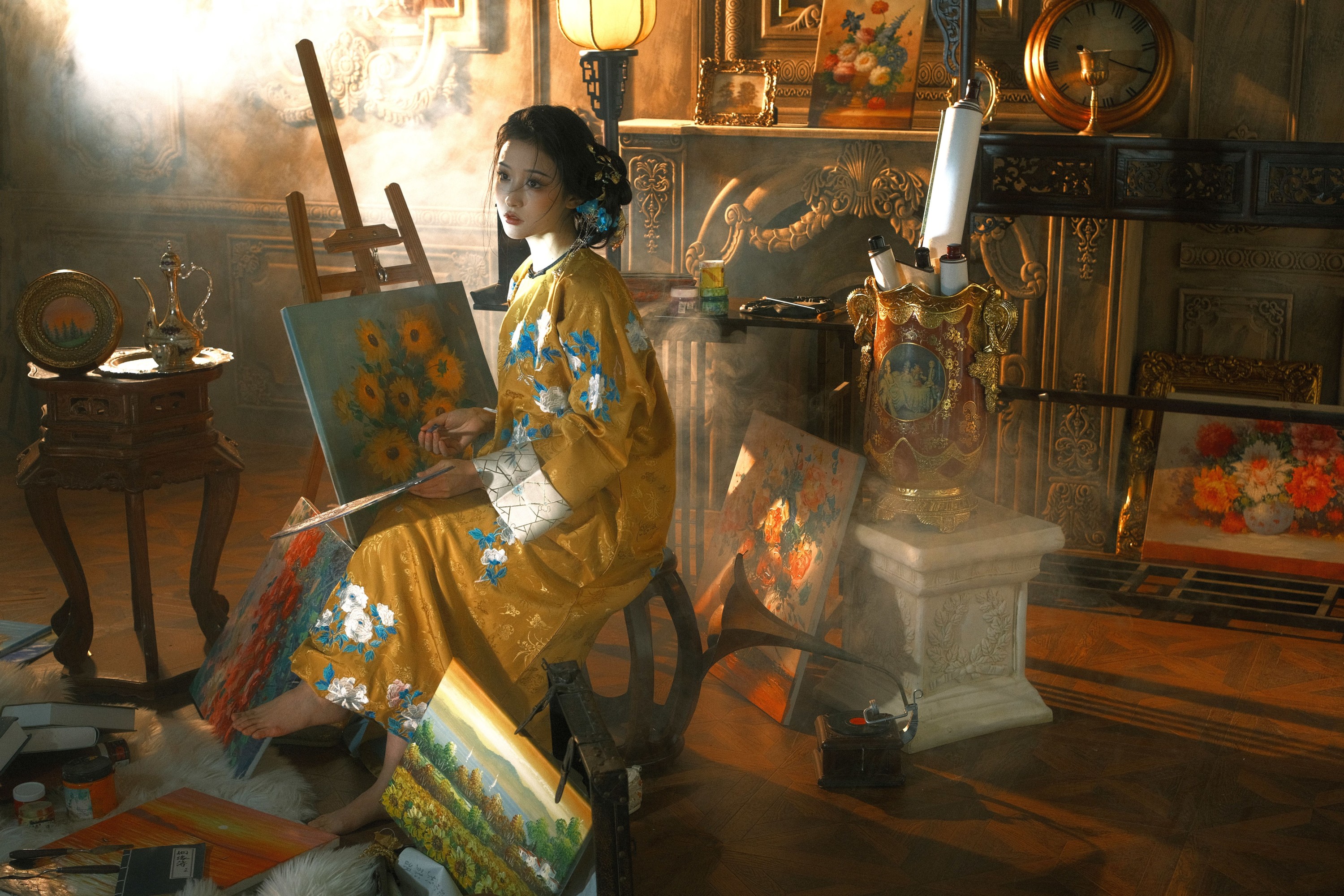 不及丿 – 《西方画展上的东方女人》[20P]