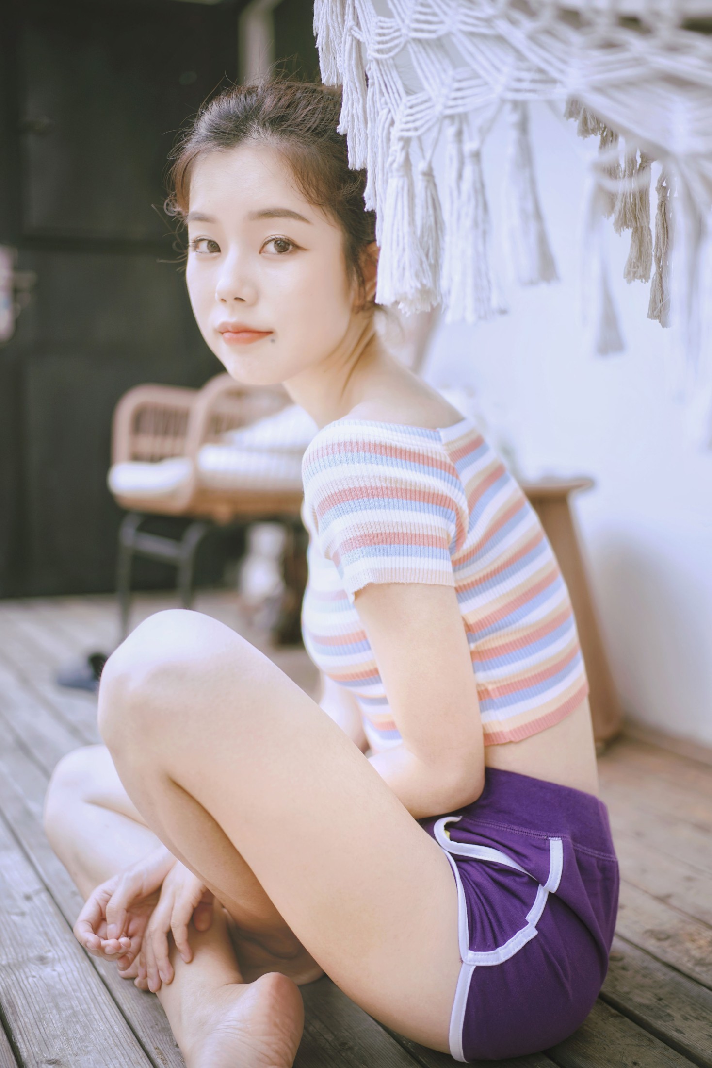 圈圈 – 《天台的水枪少女》[25P]