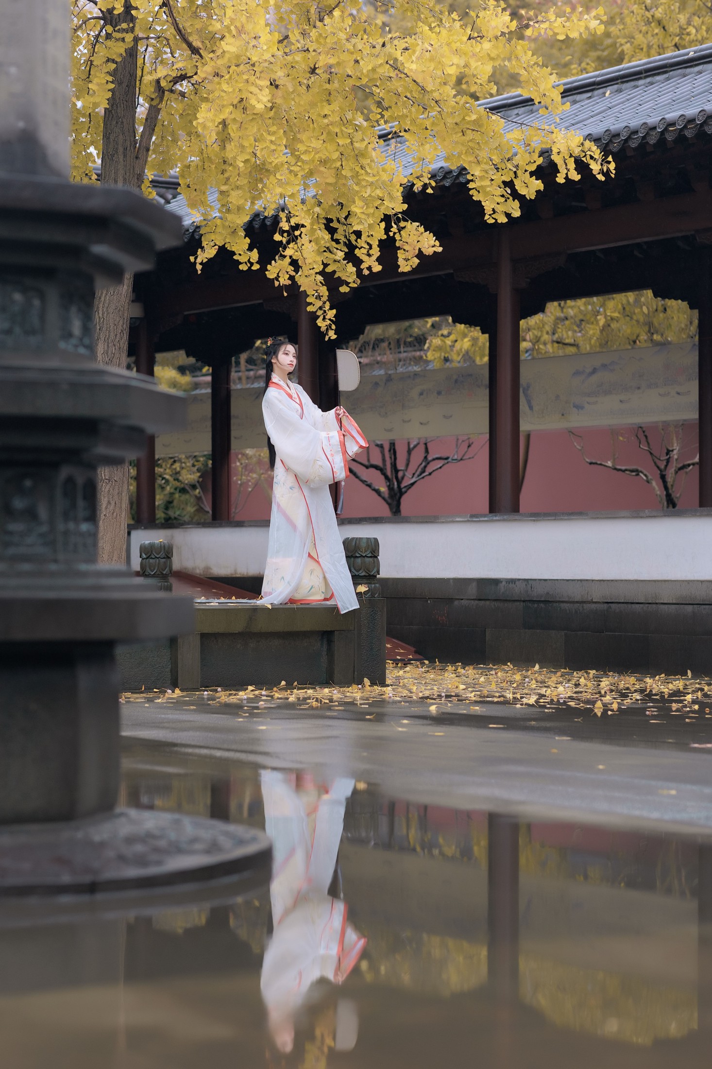 眸小妖 – 《雨中银杏》[24P]