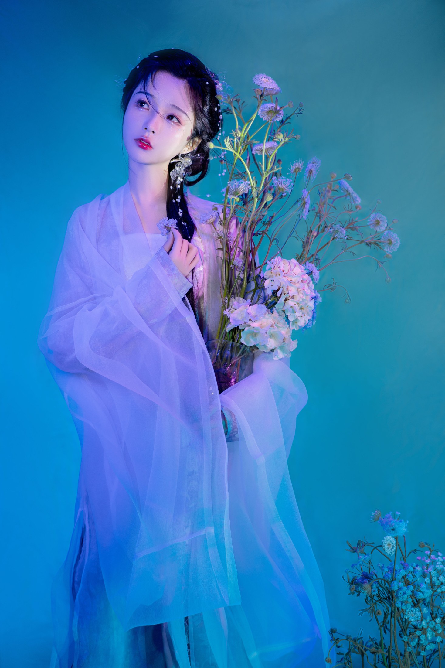 怀里猫ovo – 《她是那一抹蓝》[23P]