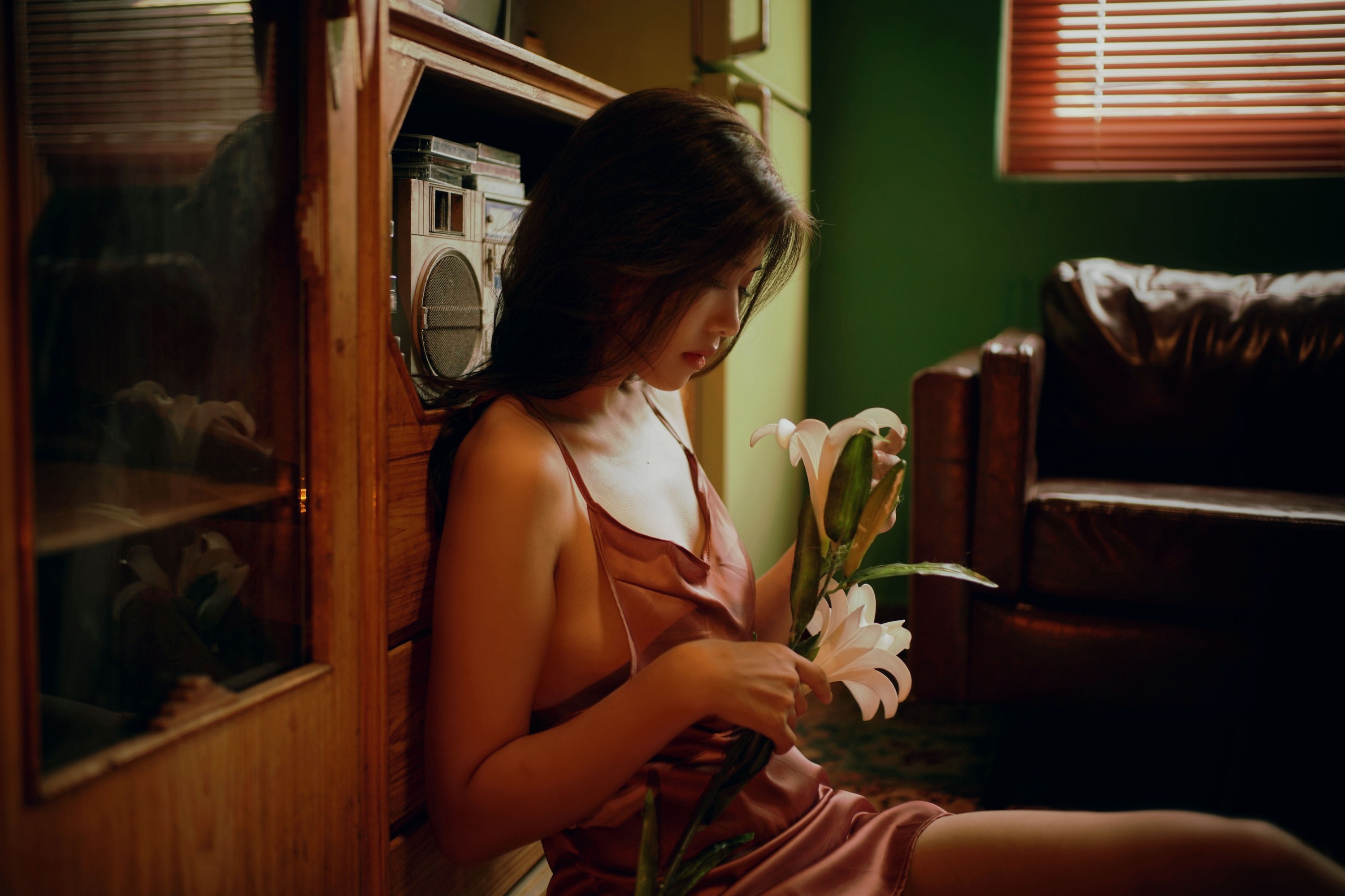 梅梅 – 《透过玻璃的情话》[27P]