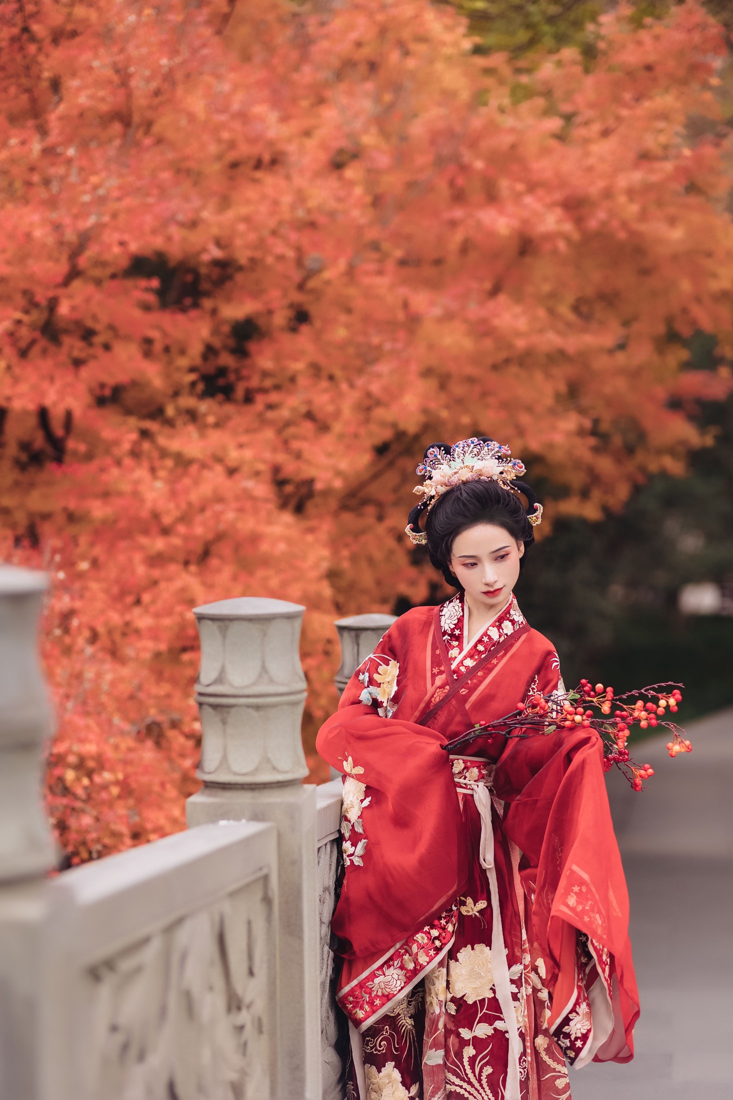 眸小妖 – 《层林尽染》[53P]