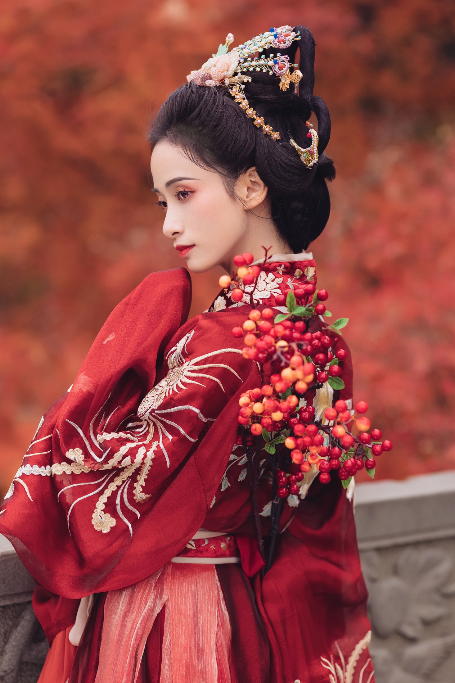 眸小妖 – 《层林尽染》[53P]