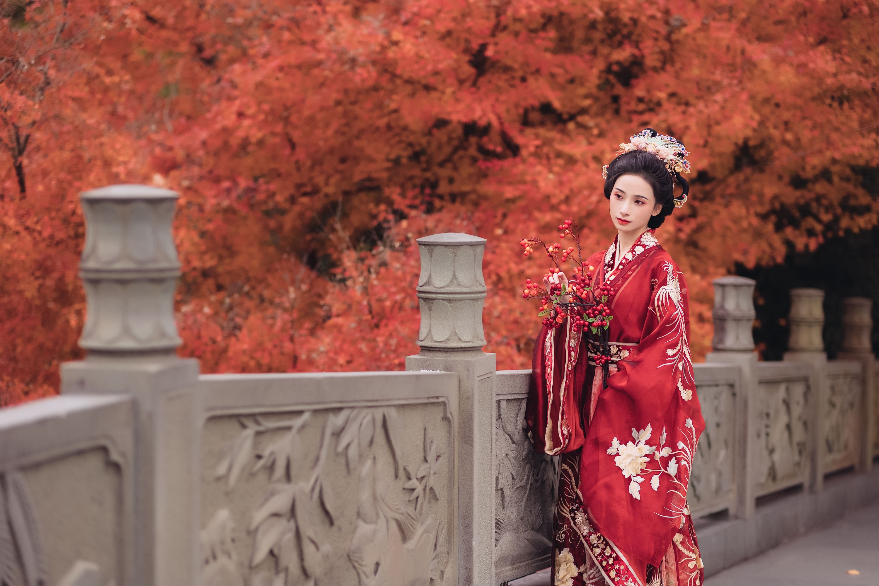 眸小妖 – 《层林尽染》[53P]