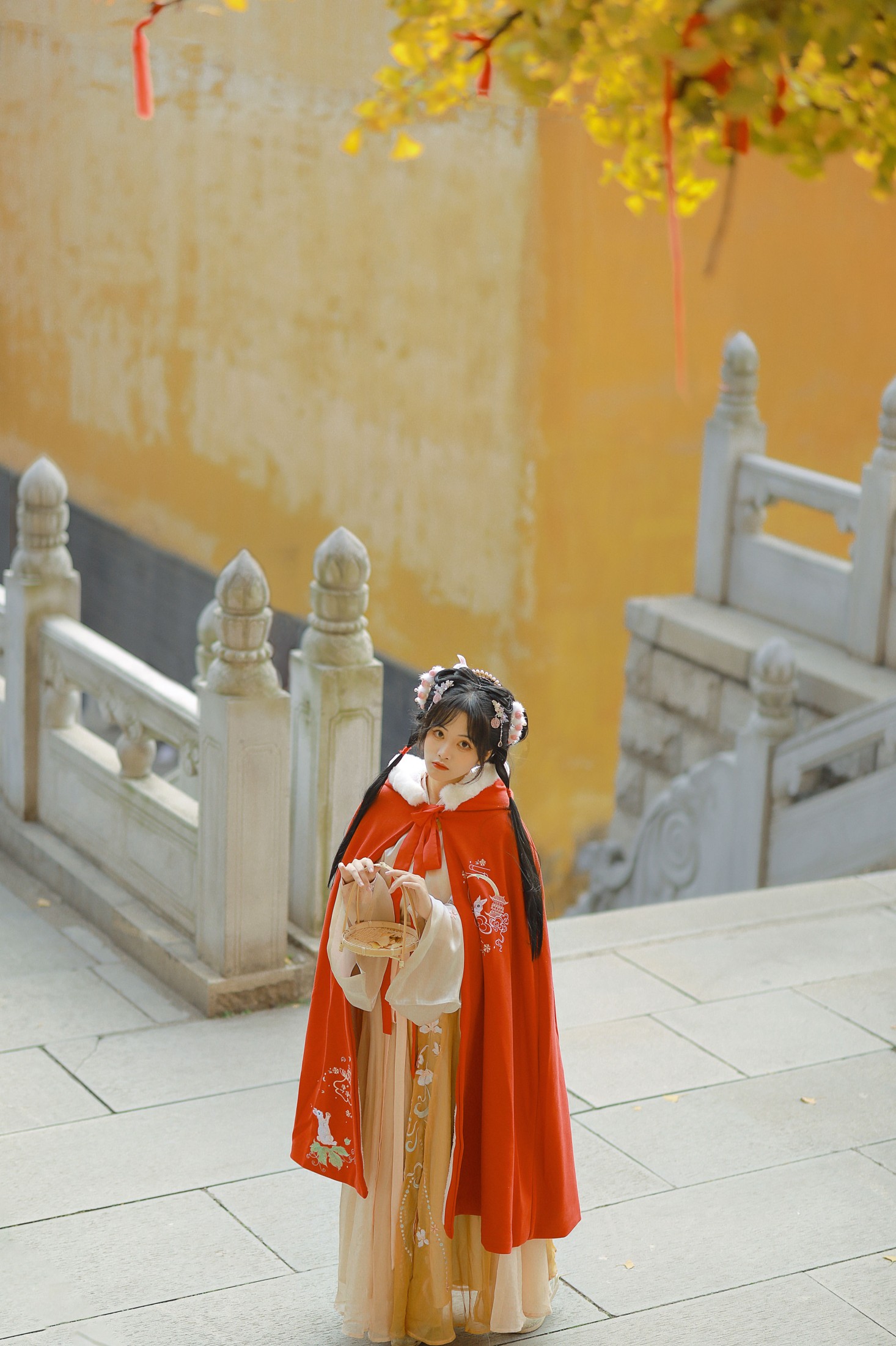 是蝶绪咩 – 《银杏汉服》[22P]