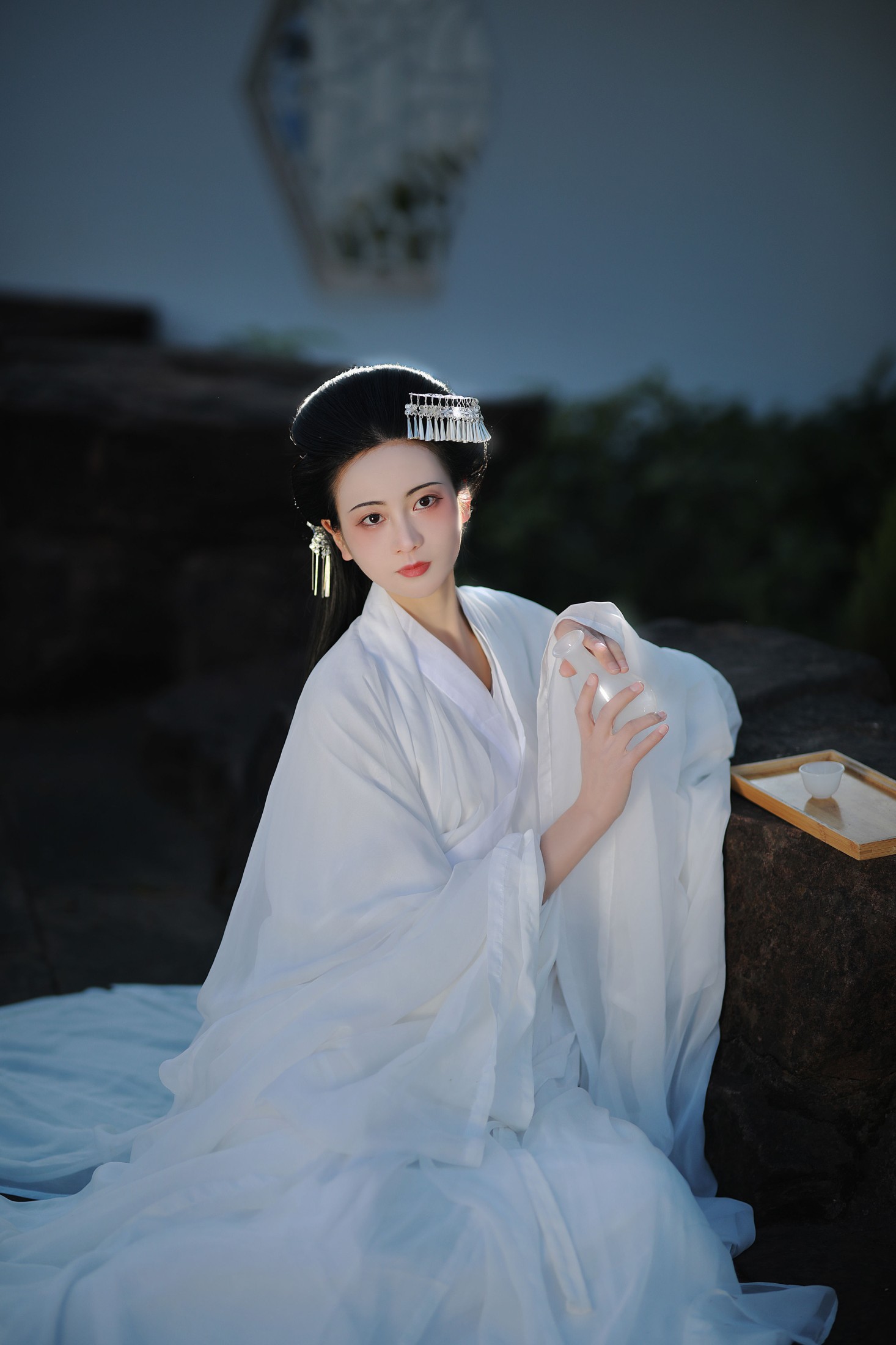 瑜瑾 – 《皑如山上雪皎若云间月》[25P]