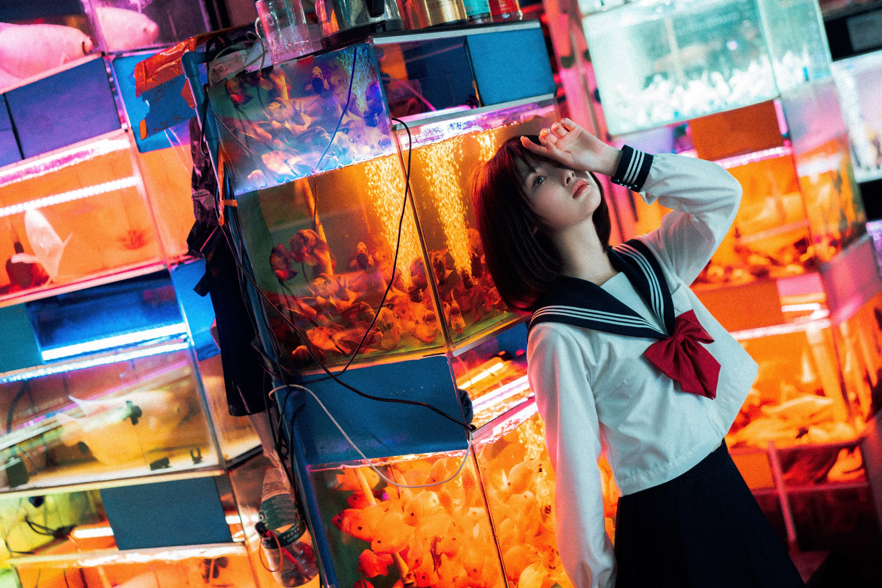 河豚抚子 – 《金鱼jk》[26P]