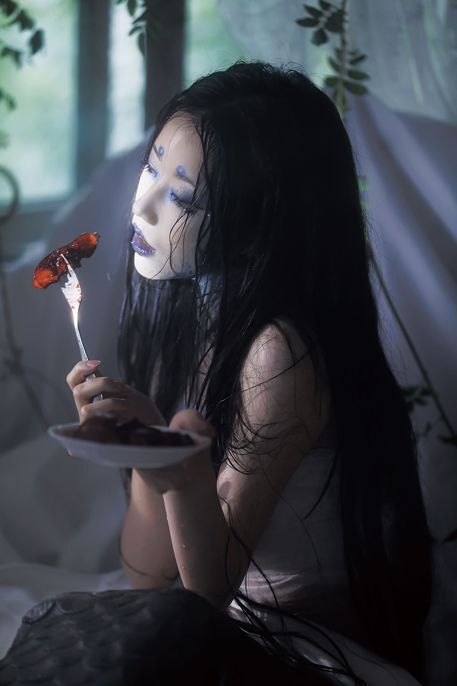 灵魂出逃空川子 – 《人鱼雕像》[30P]