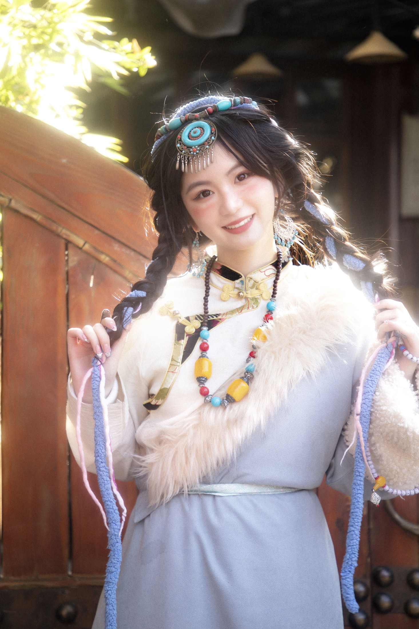 思楠 – 《甜甜的卓玛姑娘》[25P]