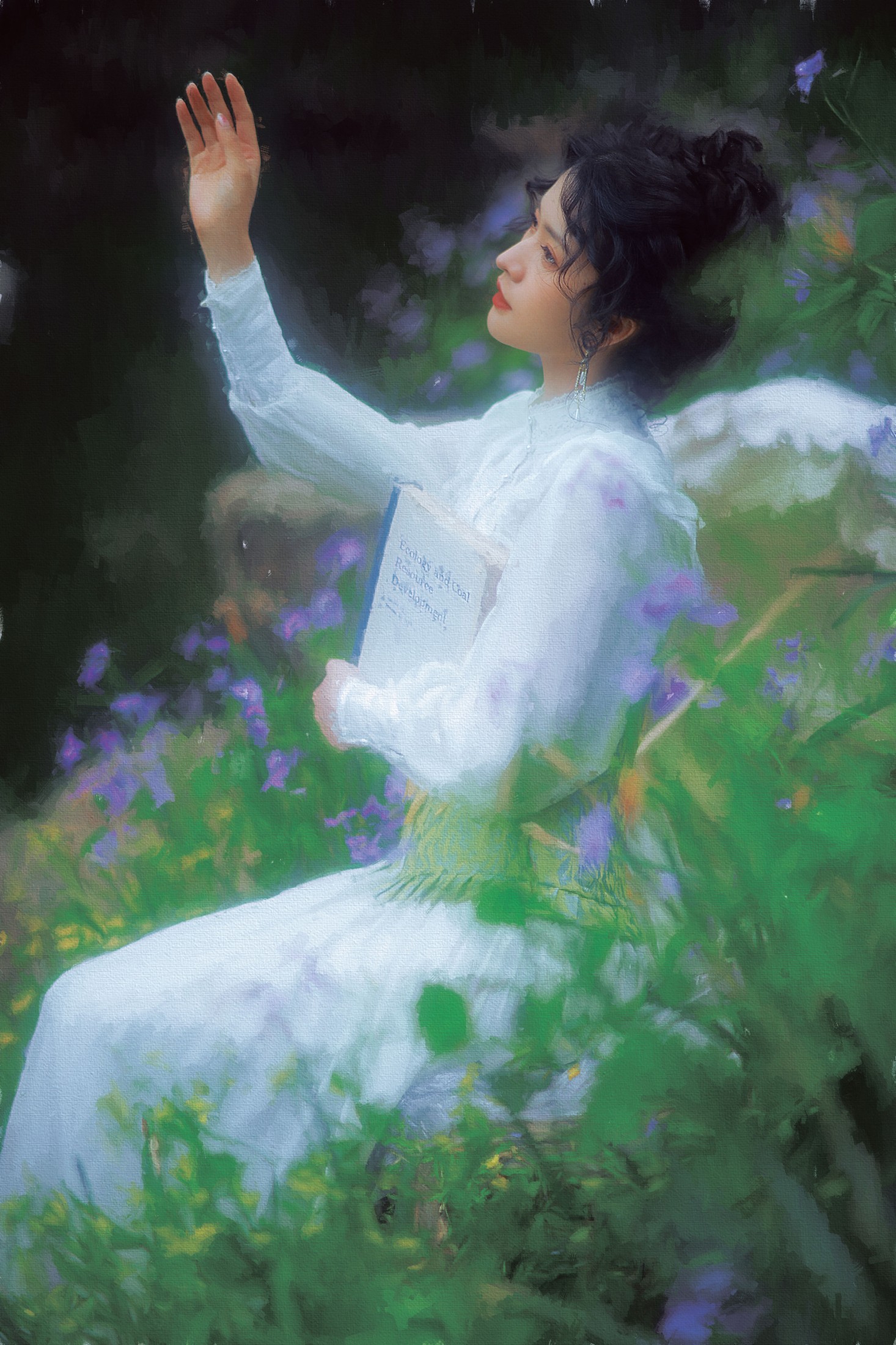 一束青 – 《撑阳伞的少女》[24P]