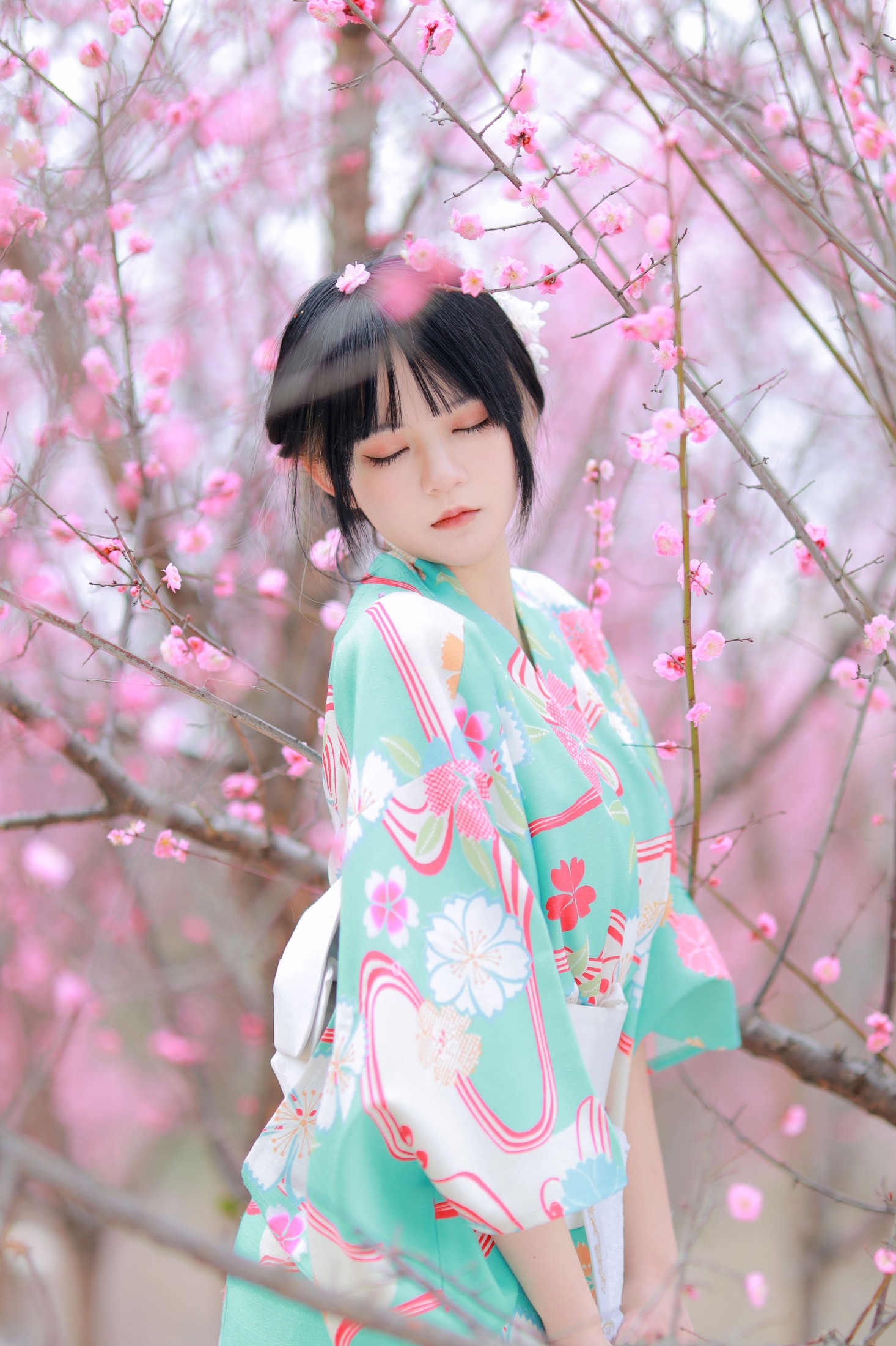 wenyujia – 《和服樱花》[22P]