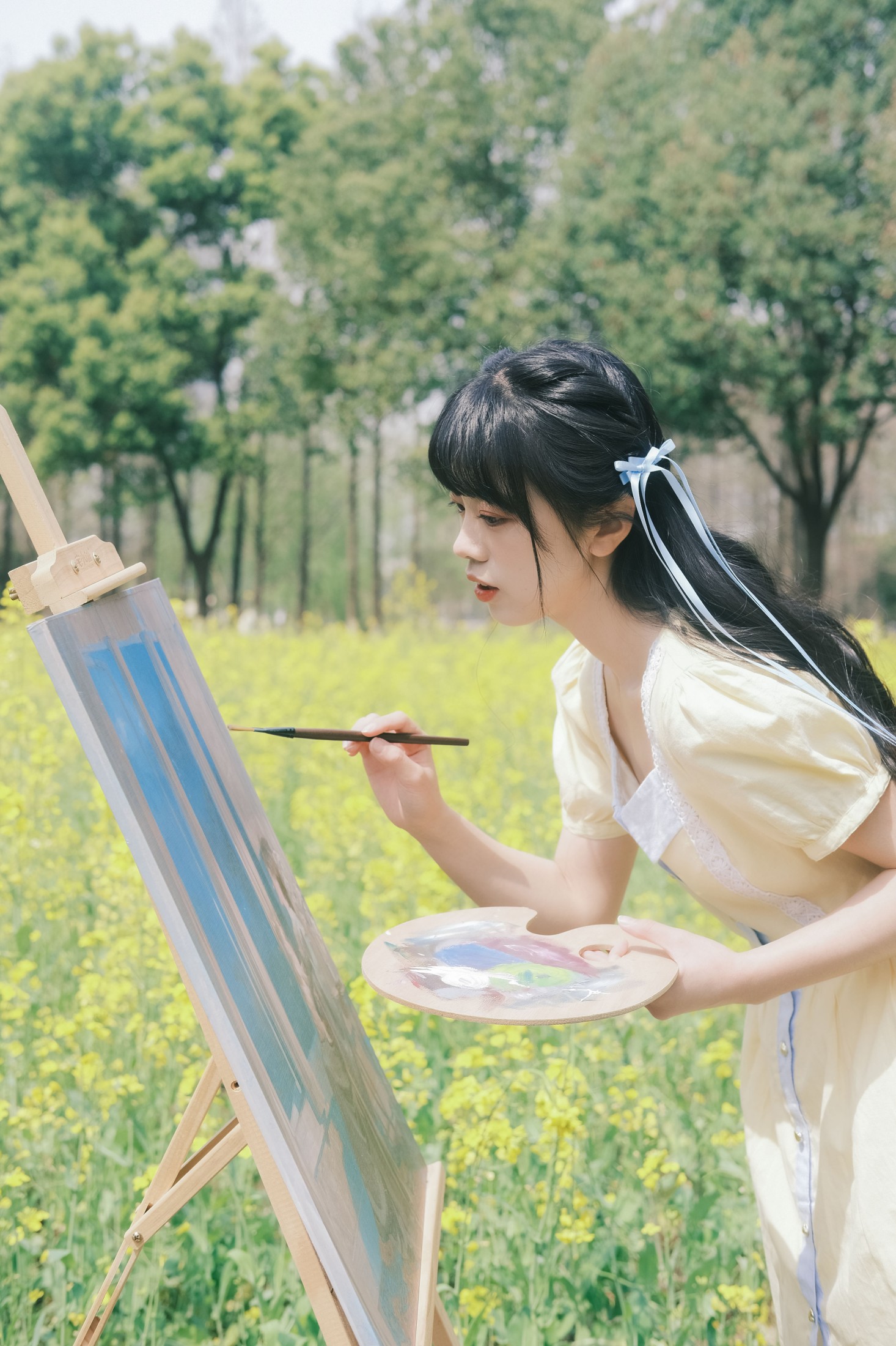 一只暖暖 – 《画下春天的瞬间》[34P]